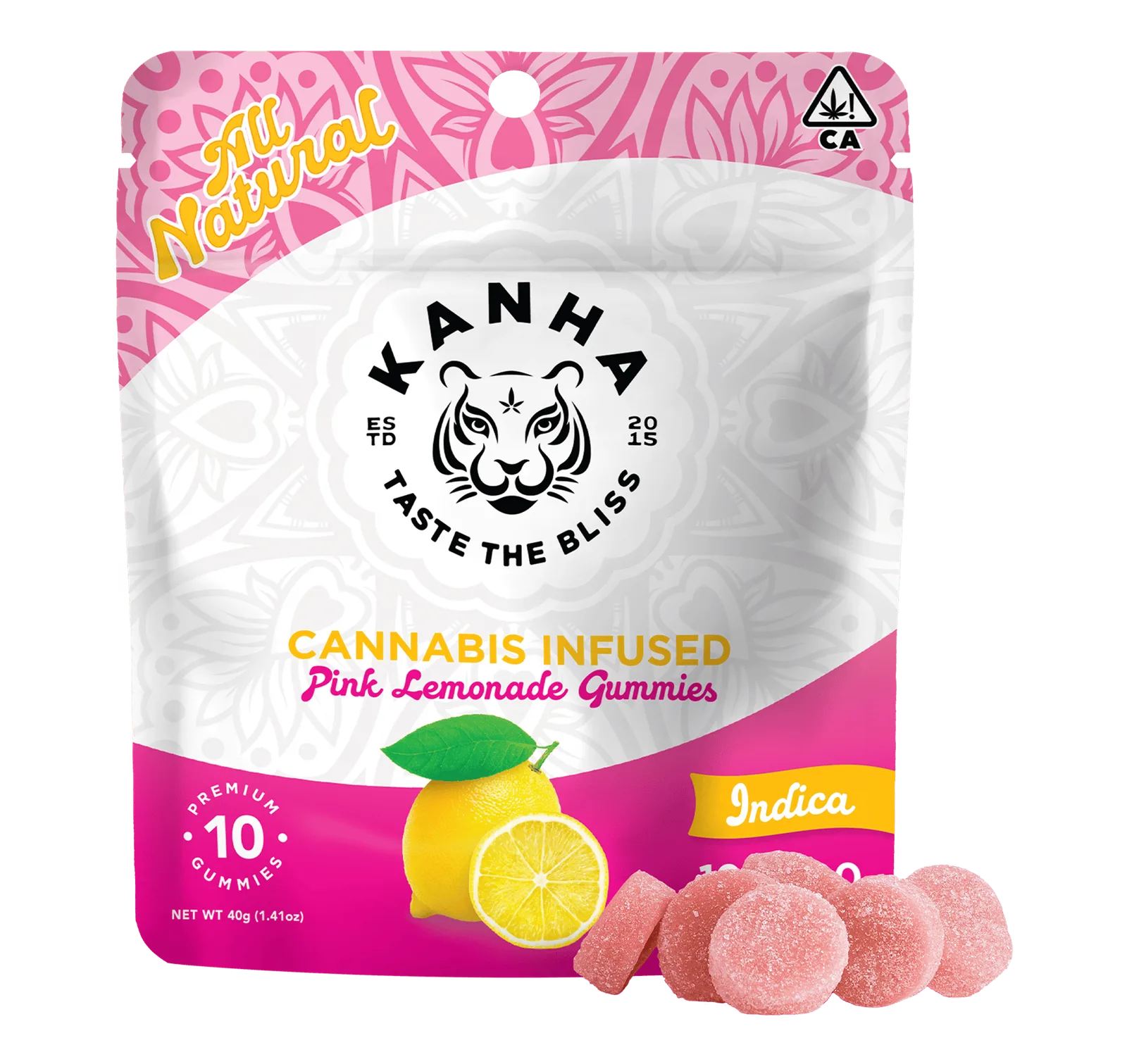 Pink Lemonade | Classic | Indica | 100mg THC | 10-pack