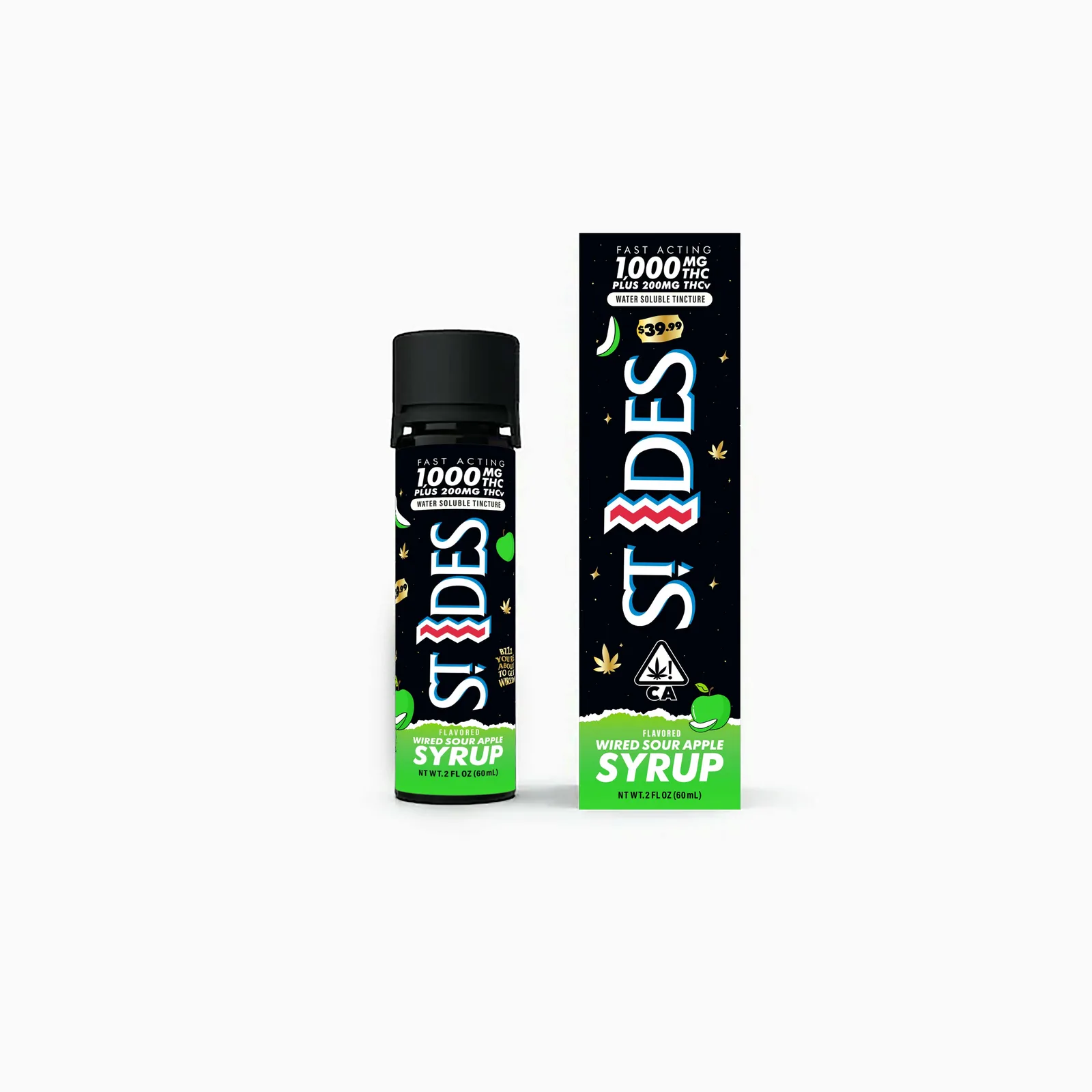 Wired Apple | 2oz Tincture 1000MG + 200MG THCv