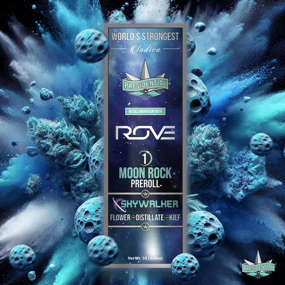 Presidential Moon Rock Preroll - Skywalker (1g)