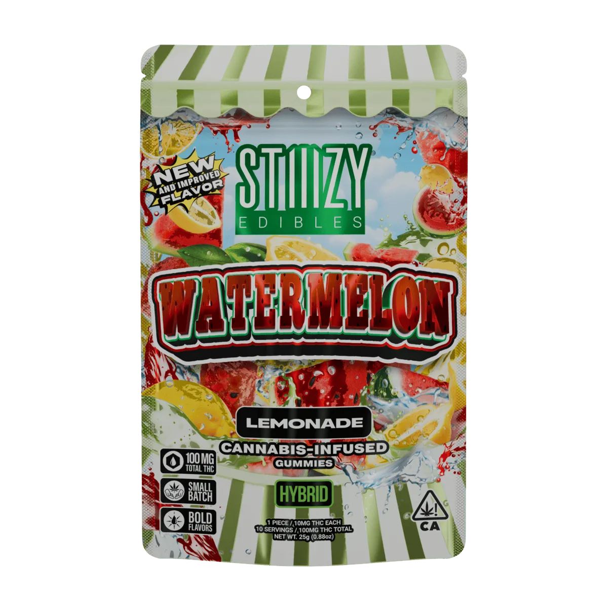 WATERMELON - 100MG LEMONADE EDIBLES