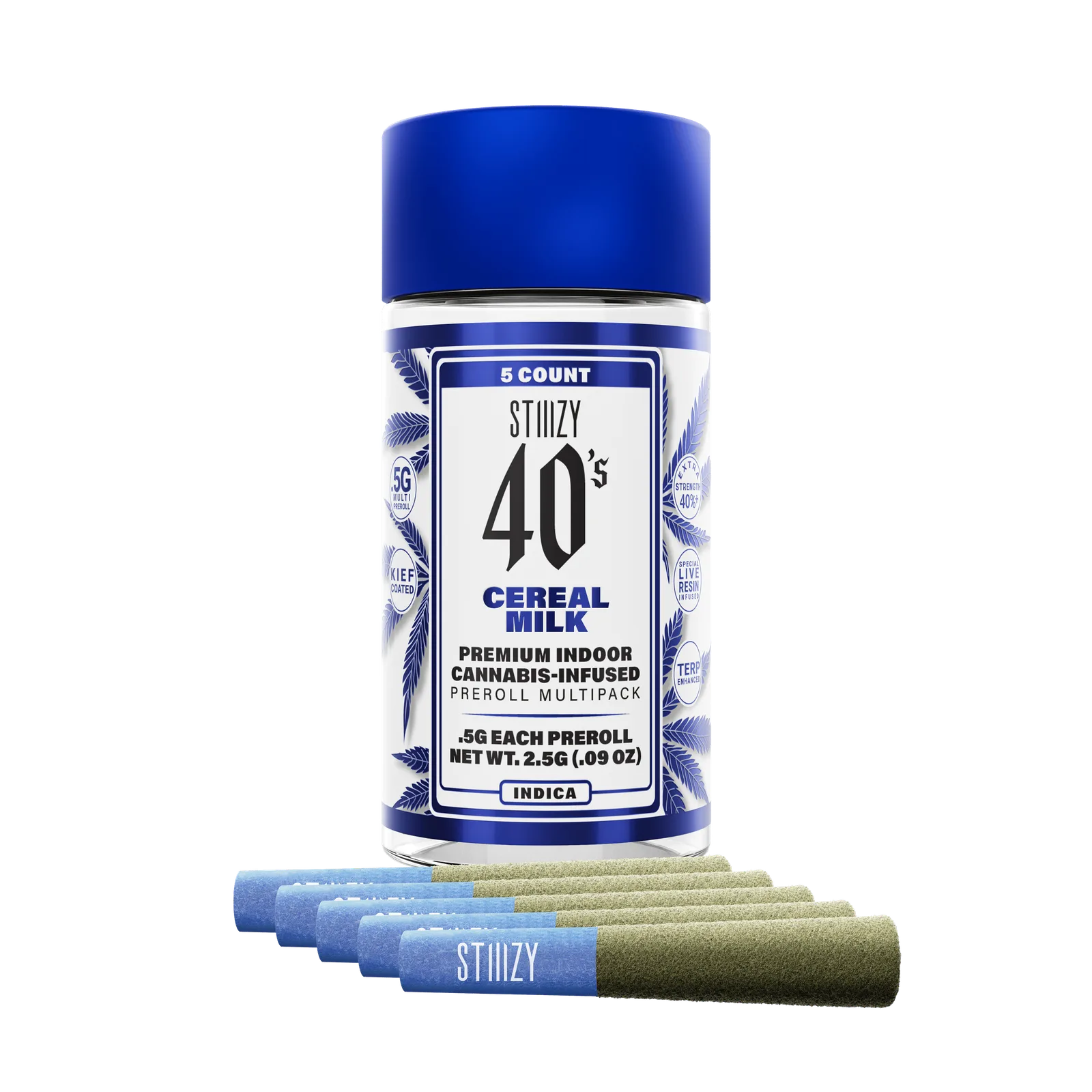 CEREAL MILK - .5G 40's Infused Preroll 5 Pack