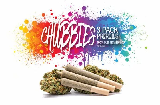 CHUBBY - SFV - PRE-ROLL - 3pk