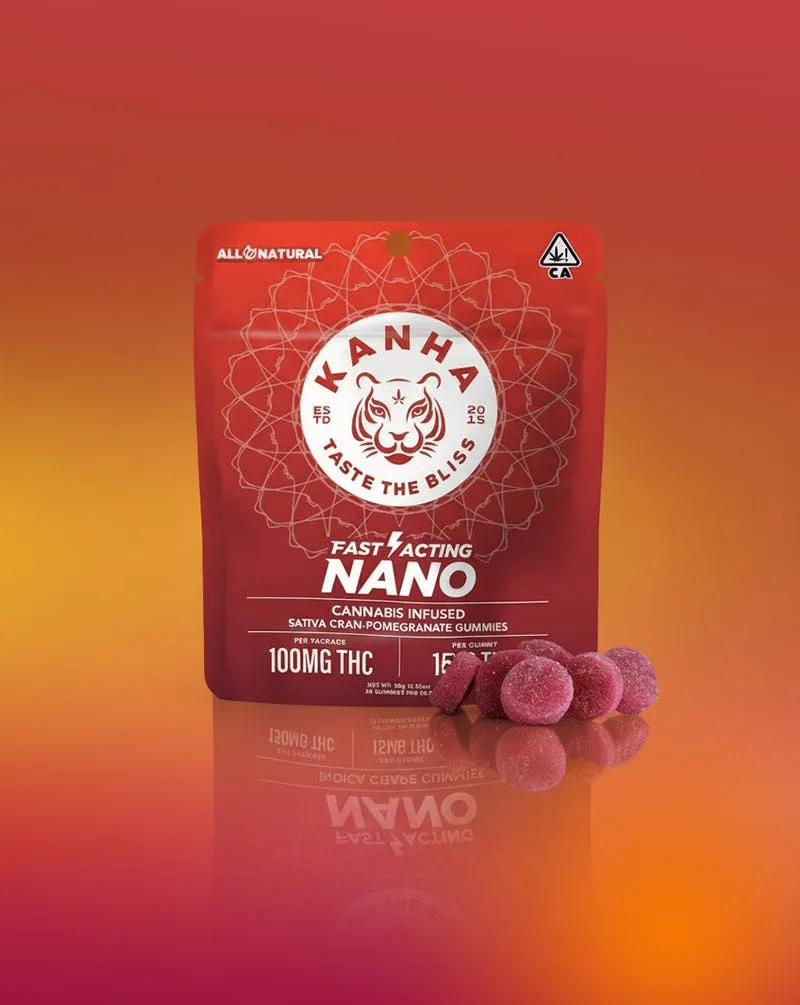Cran-Pomegranate | NANO | Sativa | 100mg THC | 20-pack