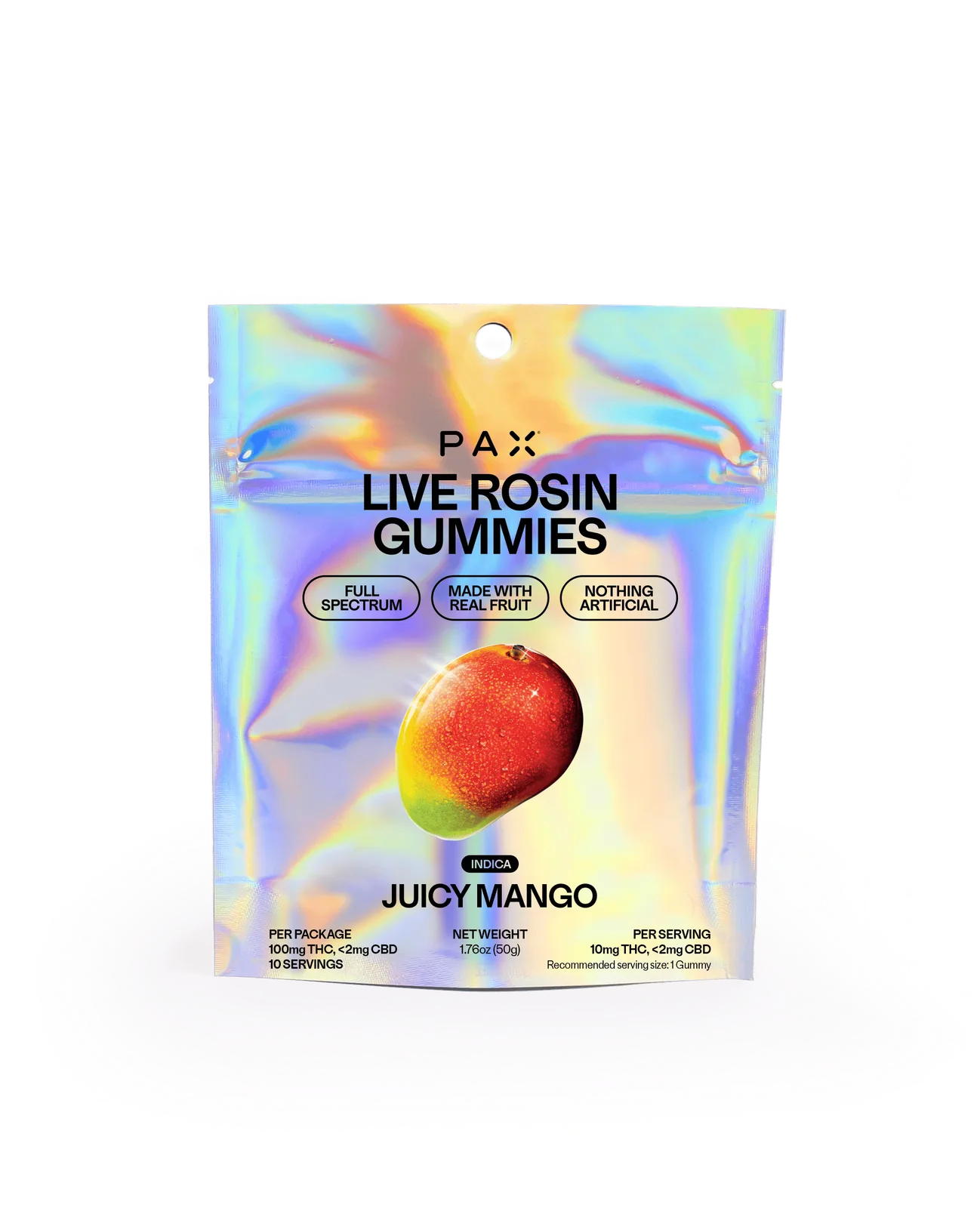 Live Rosin Gummies | Juicy Mango (100mg)