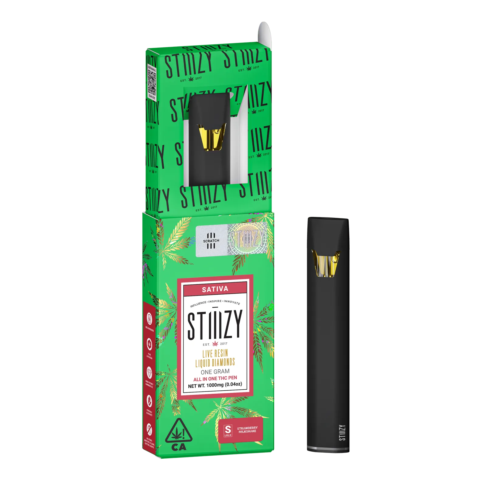 Vape - STRAWBERRY MILKSHAKE 1G LQD All-In-One