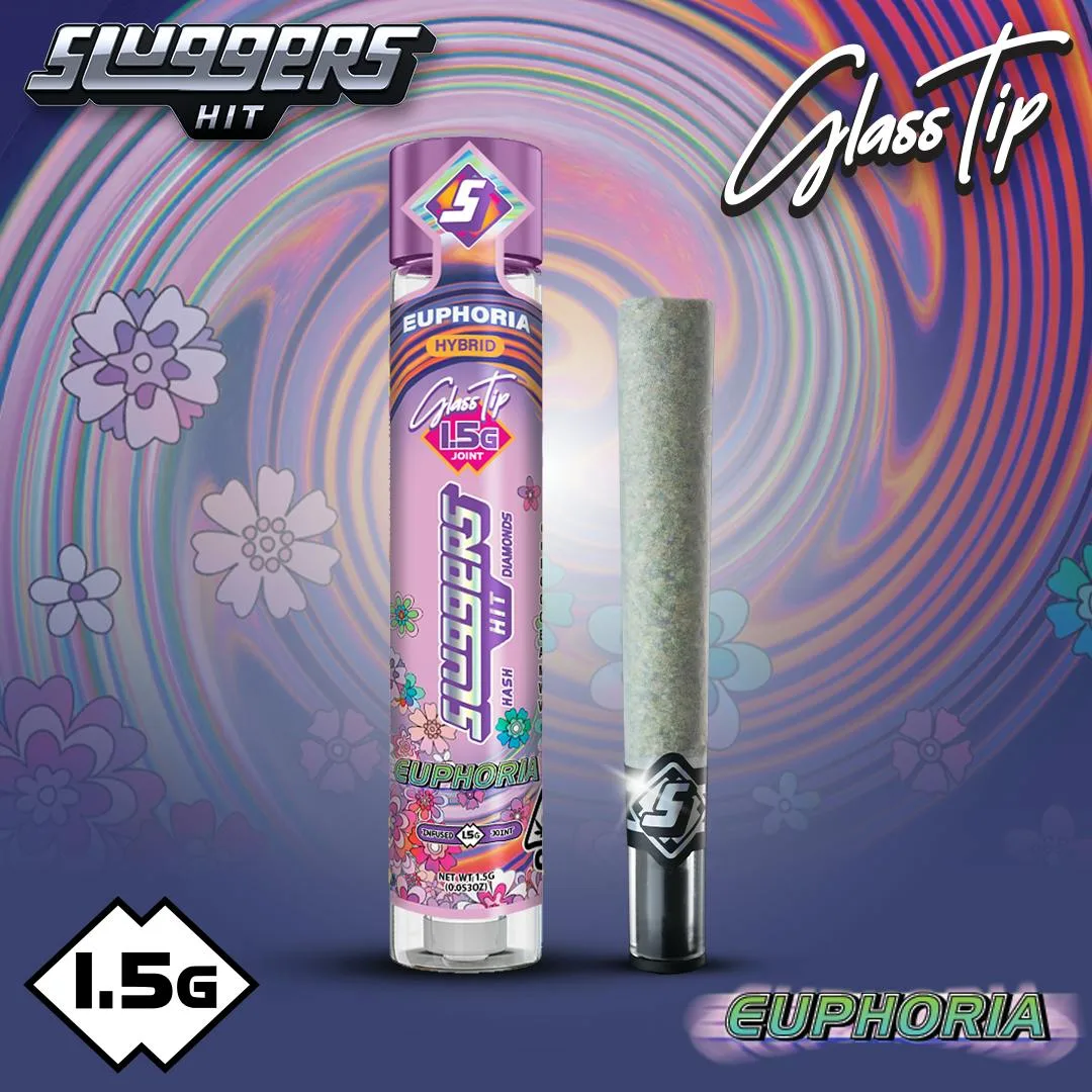 Sluggers - Infused Preroll - 1.5g Glasstip- Euphoria