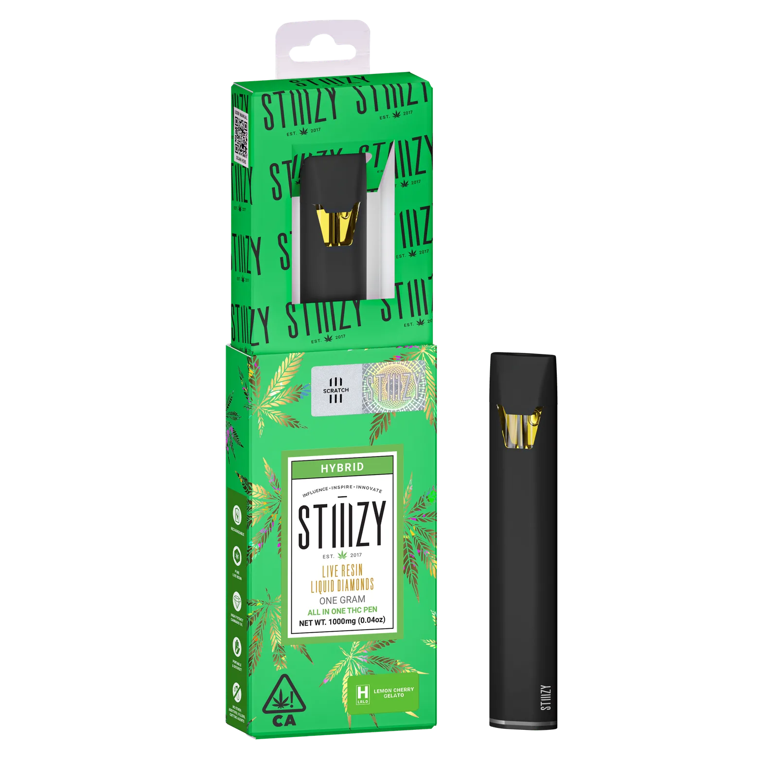 Vape - LEMON CHERRY GELATO 1G LQD All-In-One