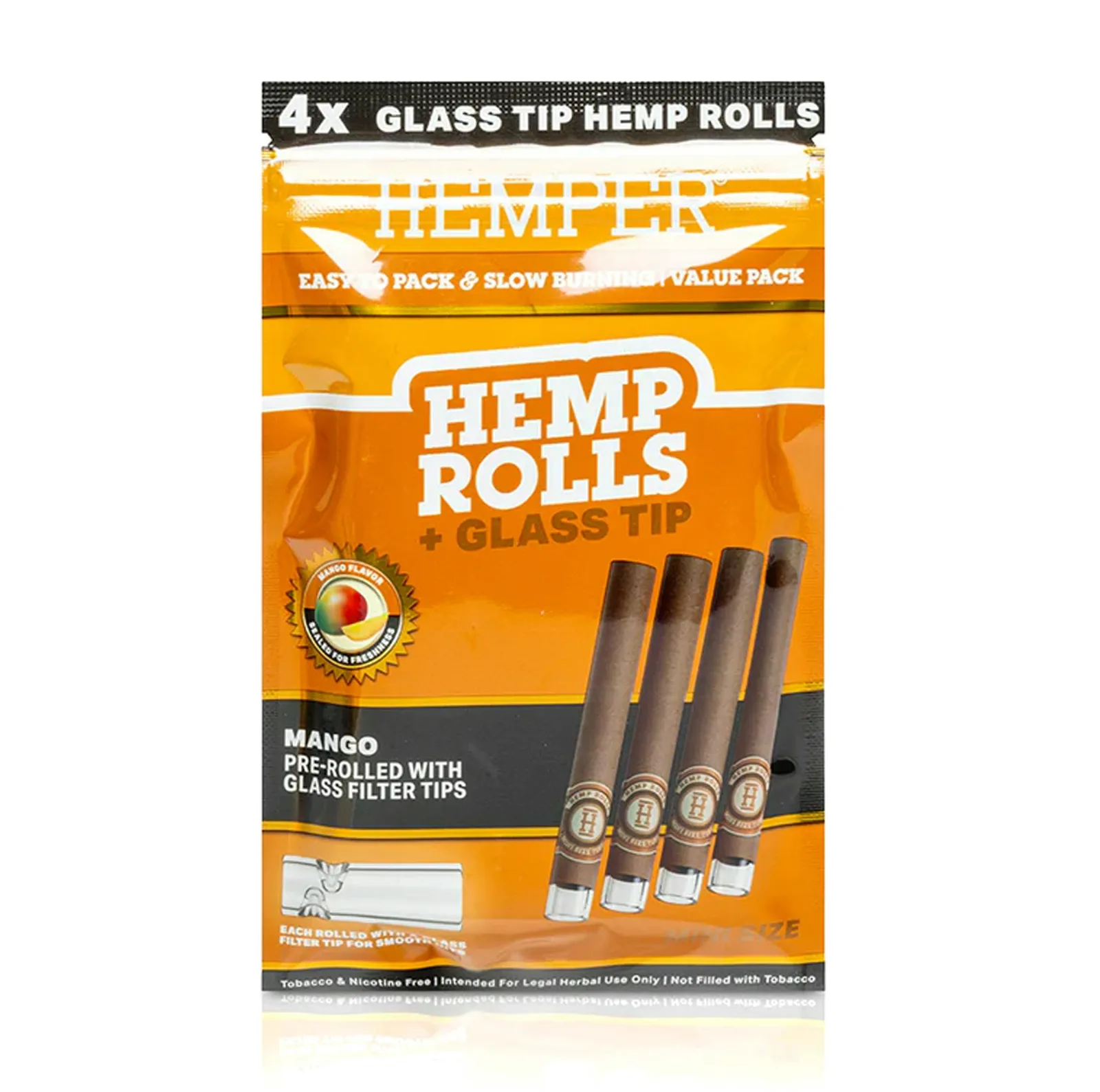 MANGO MINI ROLLS WITH GLASS TIP 4PK