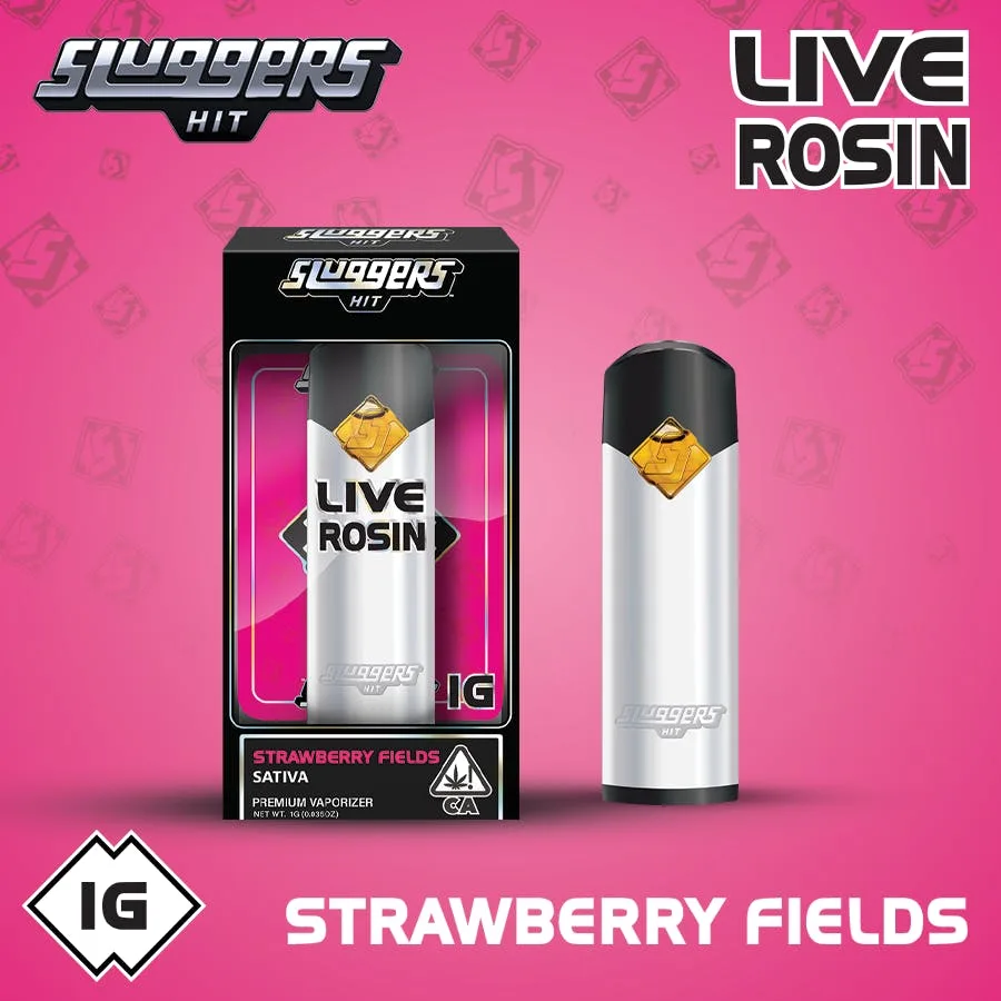 Sluggers - Rosin Vape - 1g - Sativa - Strawberry Fields