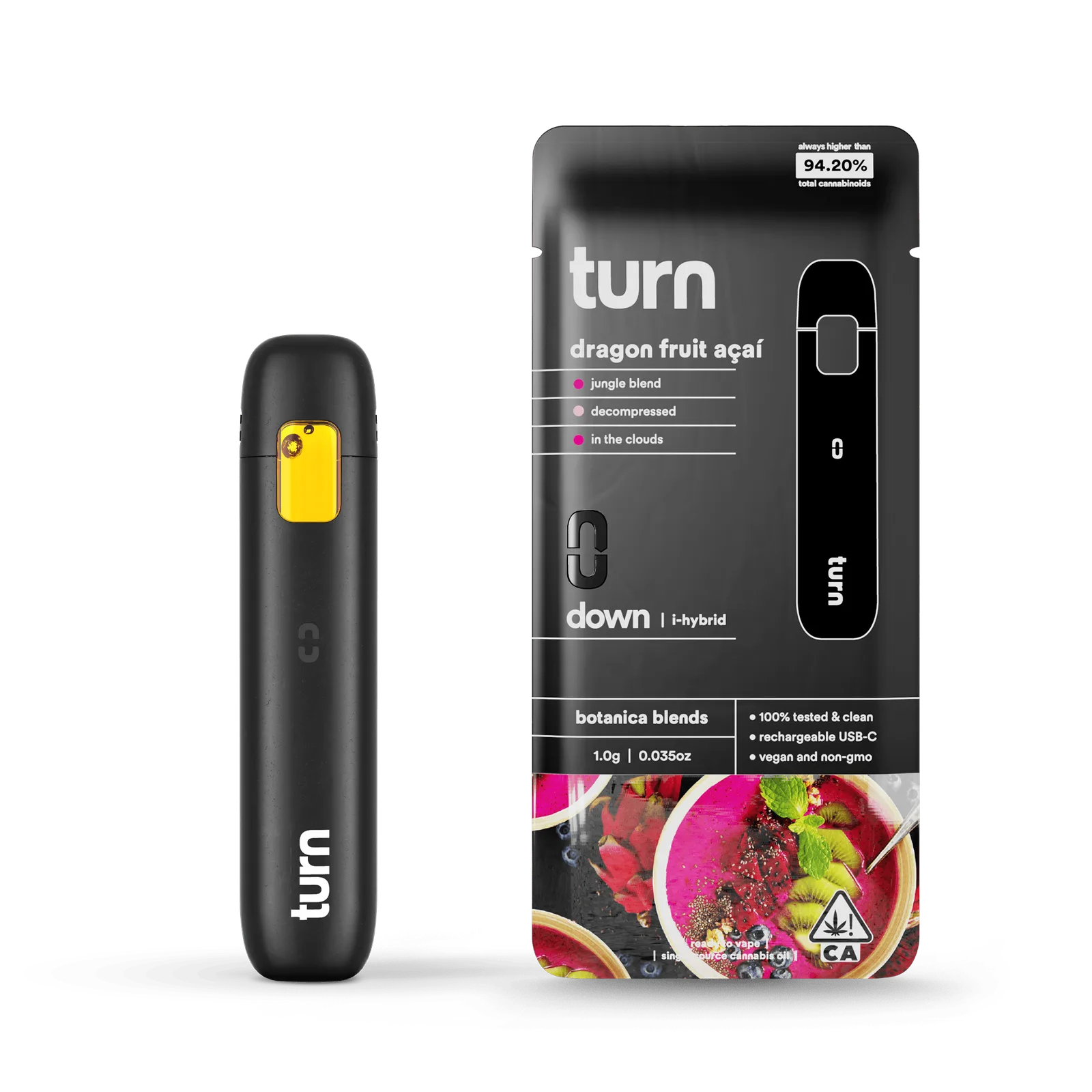 turn | Dragon Fruit Açaí | Disposable | 1g