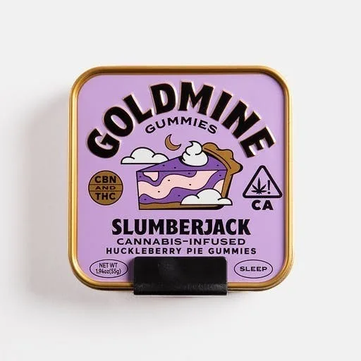 Slumberjack Huckleberry Pie Gummies | 100mg | 10ct | 10mg/ea