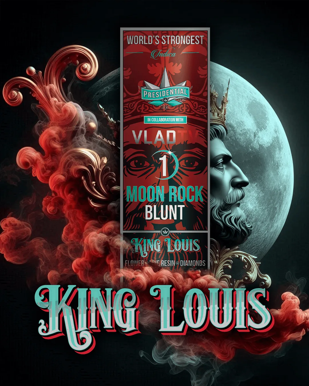 Presidential Moon Rock Blunt King Louis