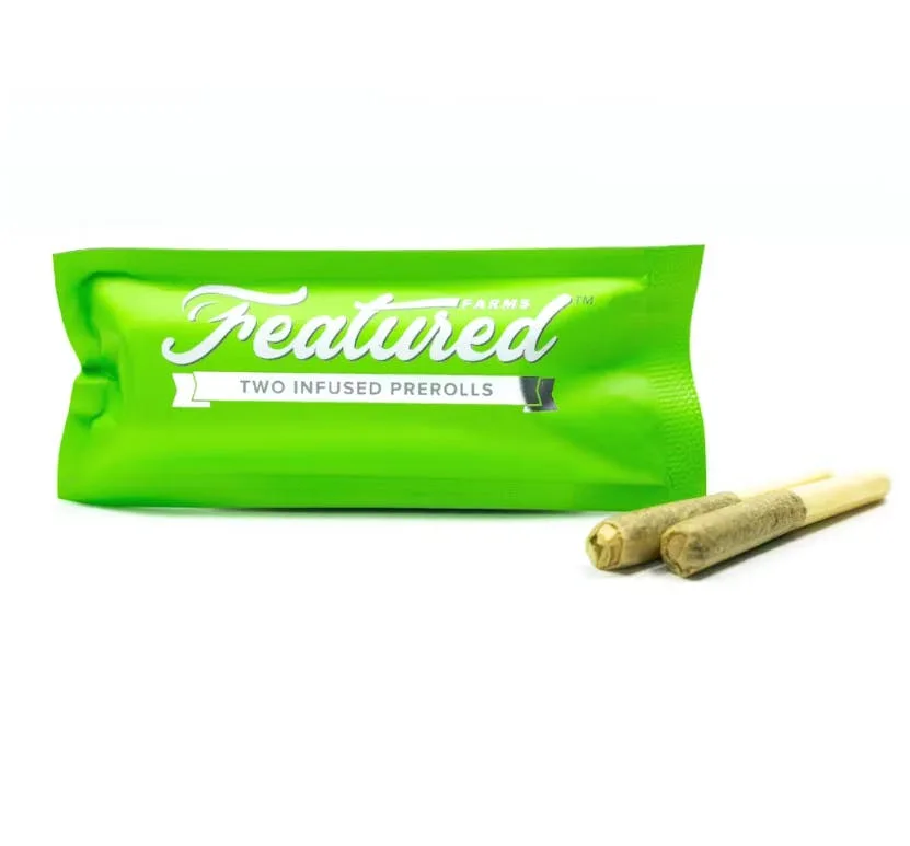 Featured Farms | Infused Prerolls 2pk | Oreo Blizzy | 1.0g