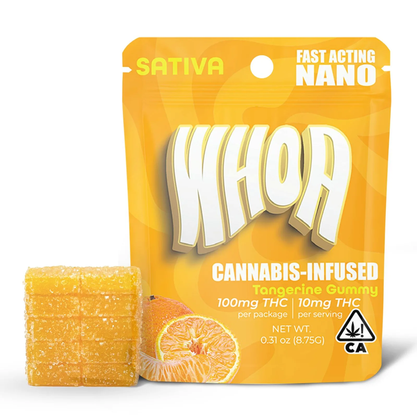 WHOA Tangerine Gummy - Bite (100mg)