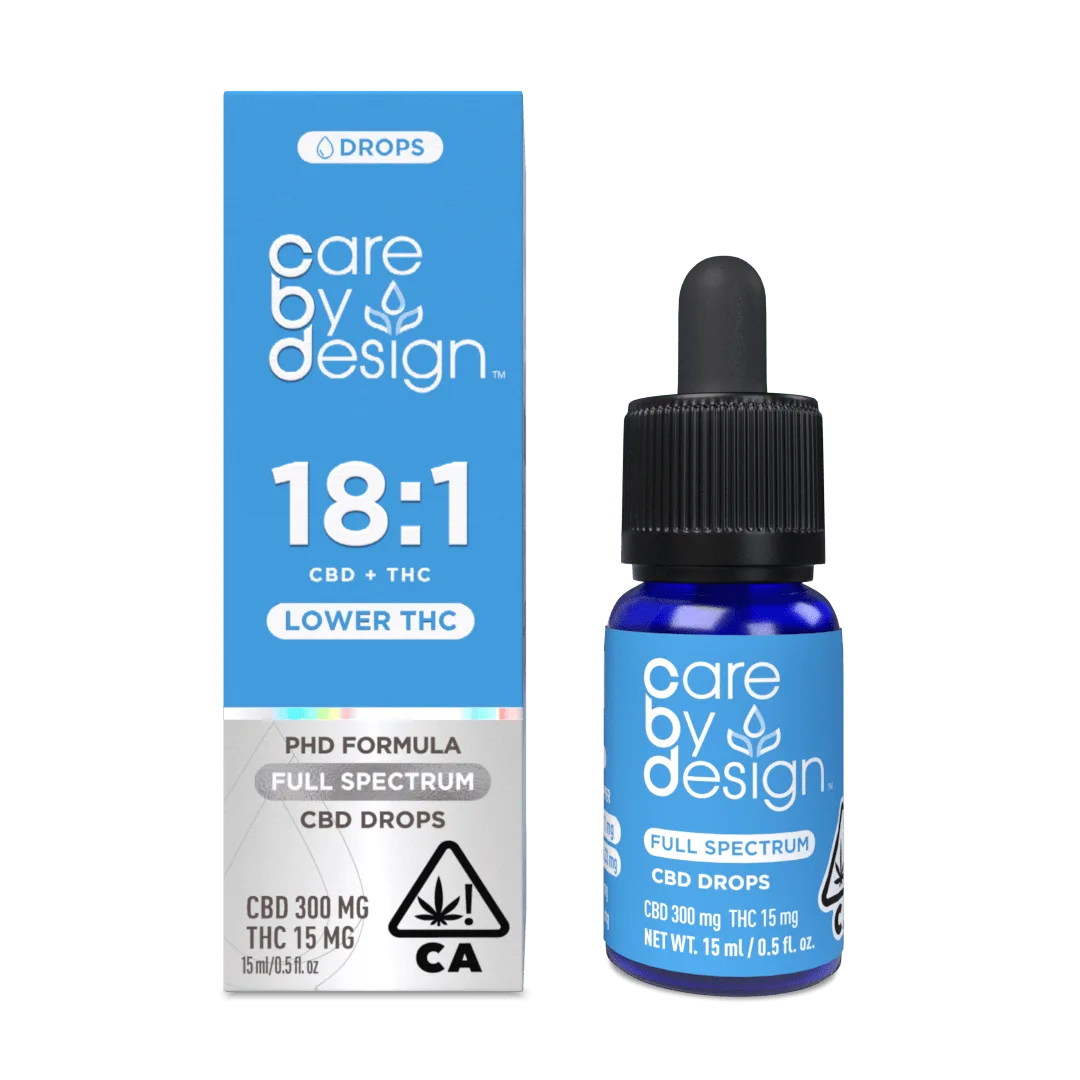 Care By Design | 18:1 Full Spectrum CBD Drops 15ml