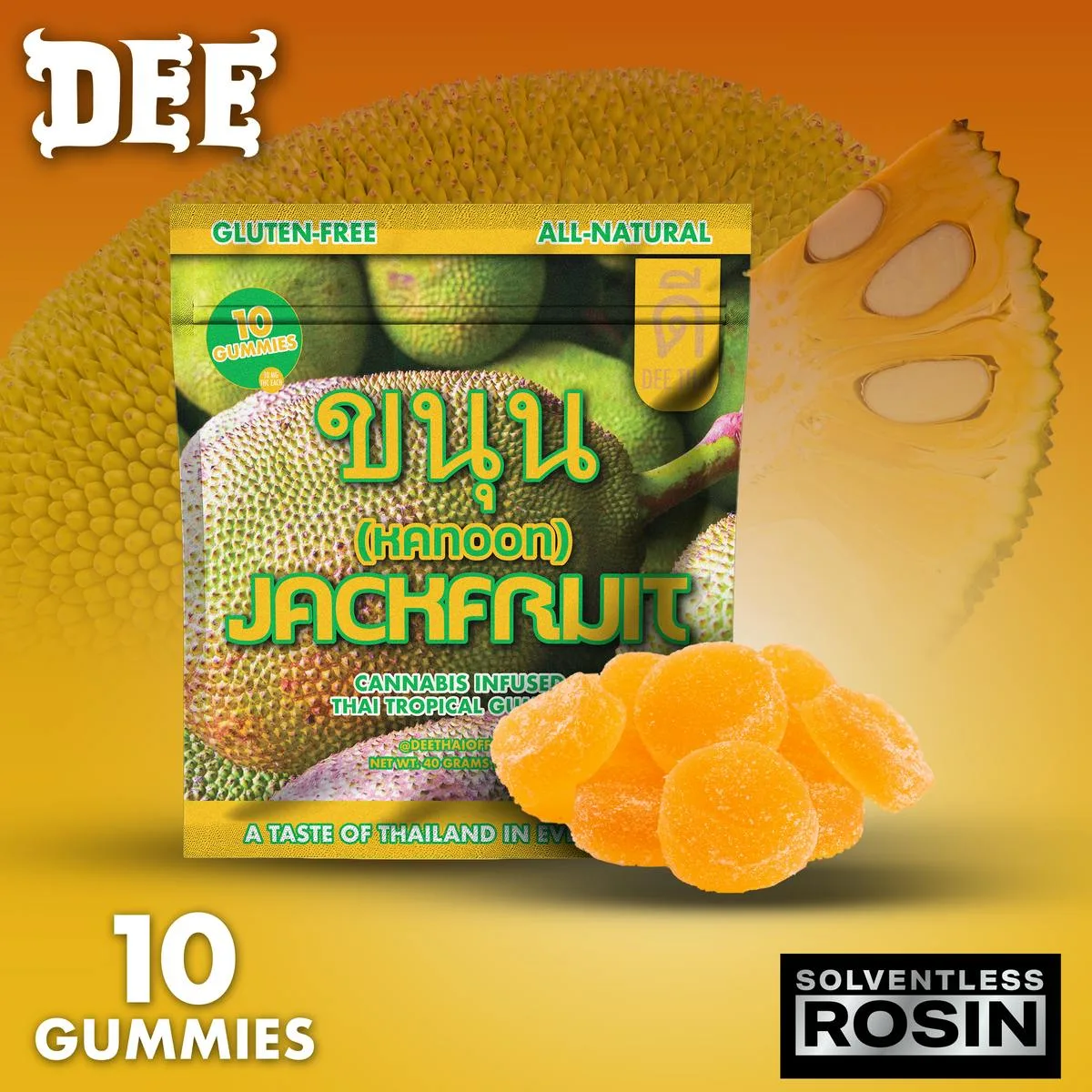 Dee Thai | Jackfruit | Gummies