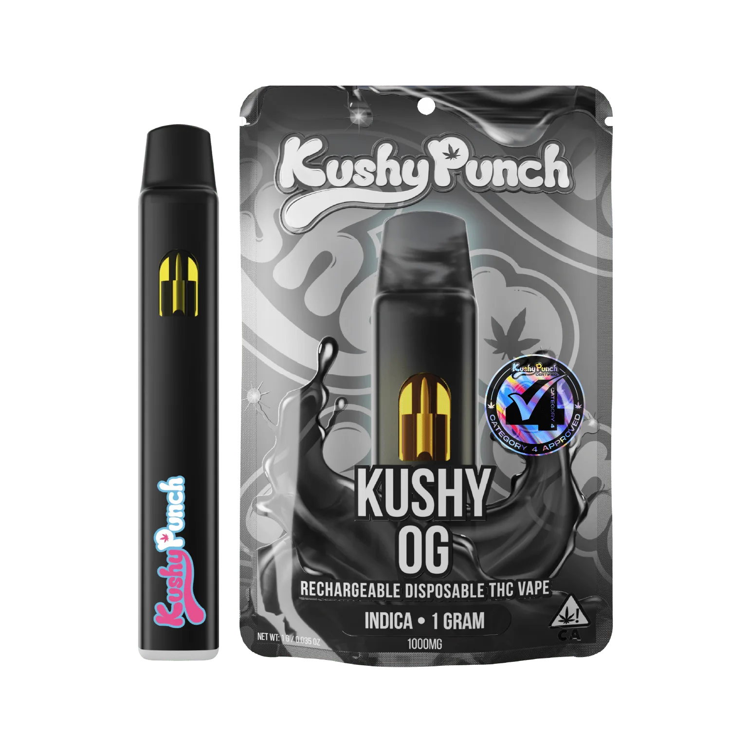 1G Kushy Punch Vape - Strain Series Kushy OG
