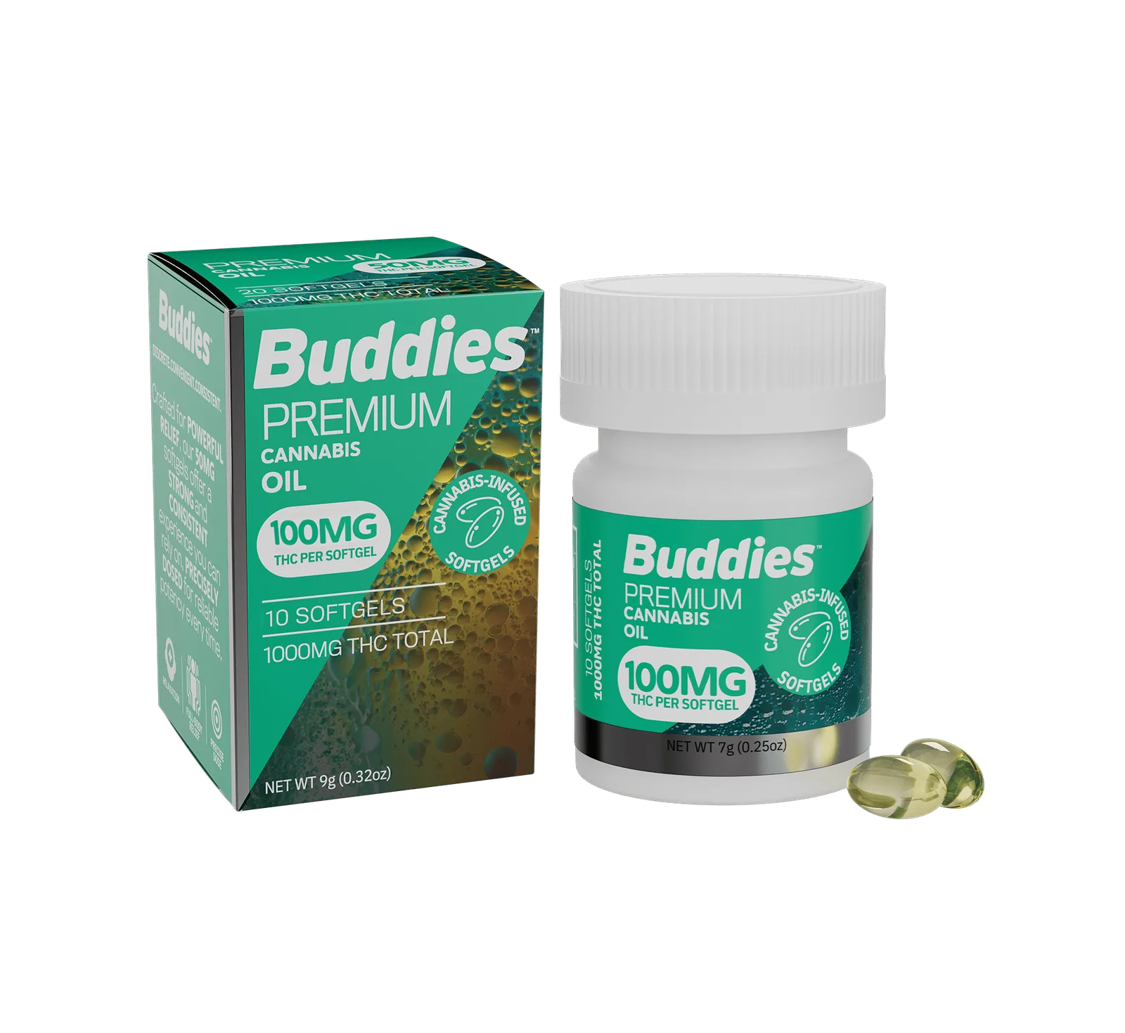 THC 100mg Capsule 10pc