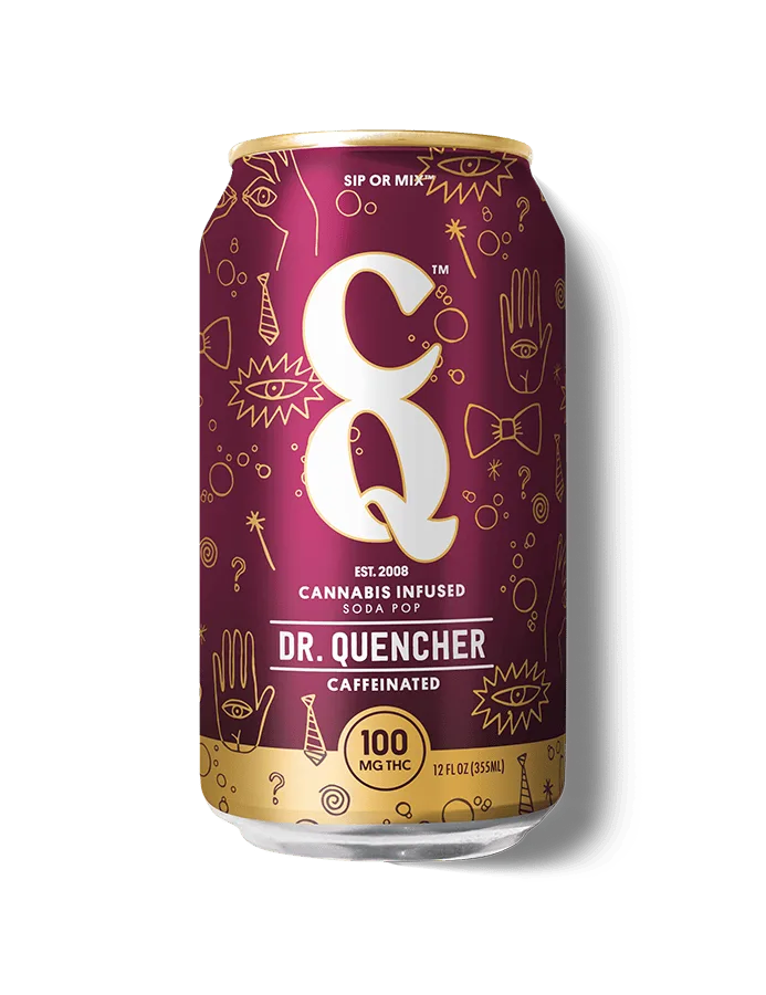 Dr Quencher - 12oz - 100mg THC (Caffeinated)