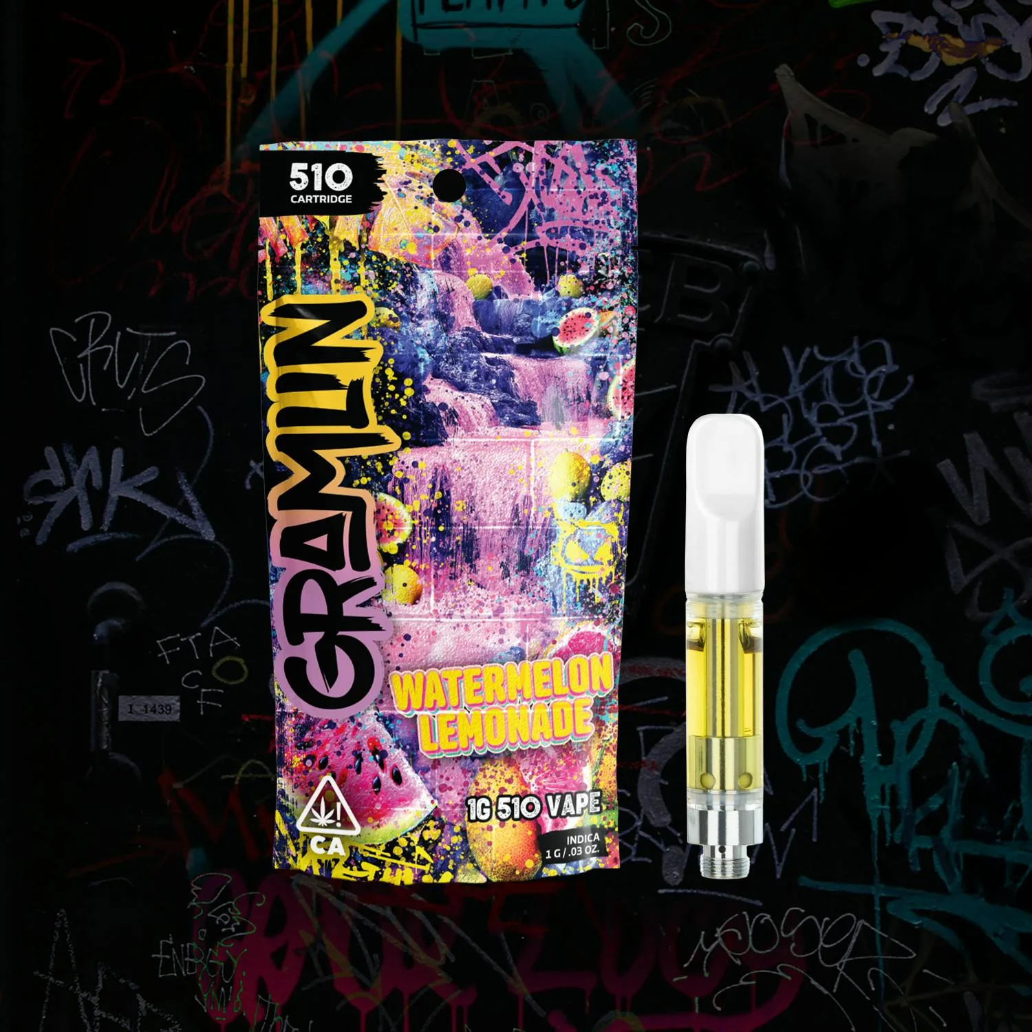 Watermelon Lemonade 1g 510 Vape Cartridge