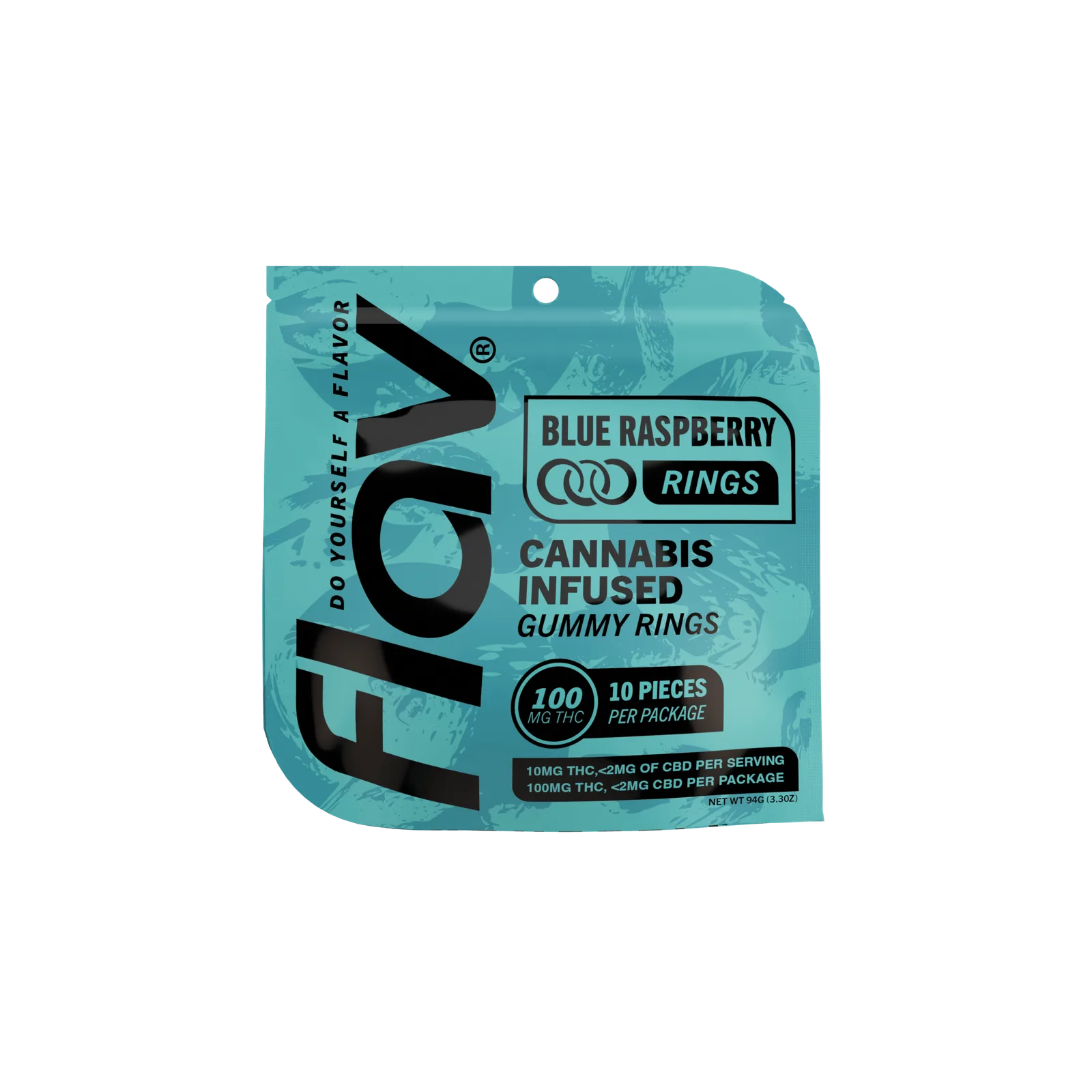 Flav - Rings - 100mg - Blue Raspberry