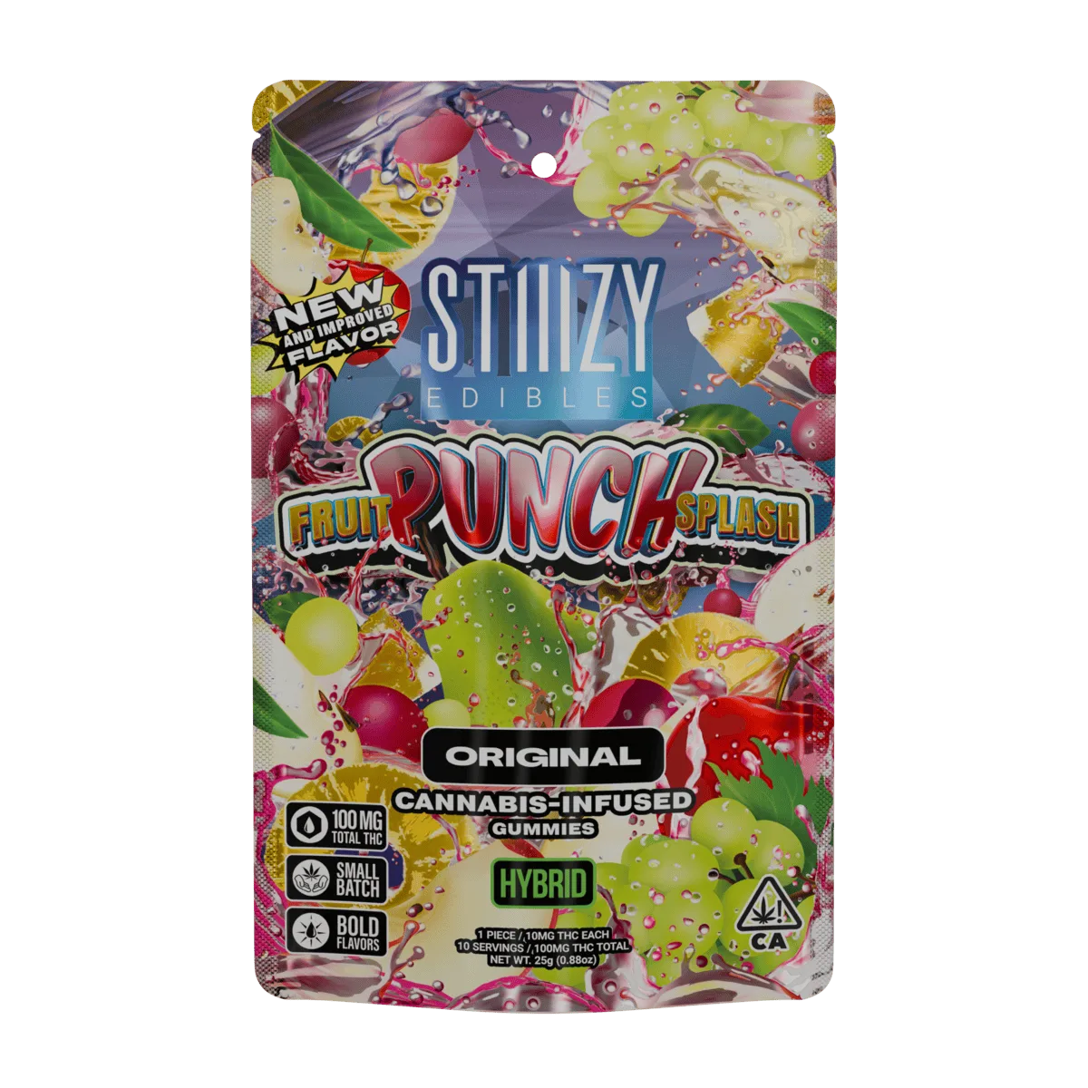 FRUIT PUNCH SPLASH - 100MG ORIGINAL EDIBLES