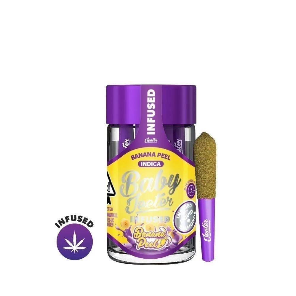 Jeeter | Banana Peel | Baby Infused Minis | 0.5g each | 5pk