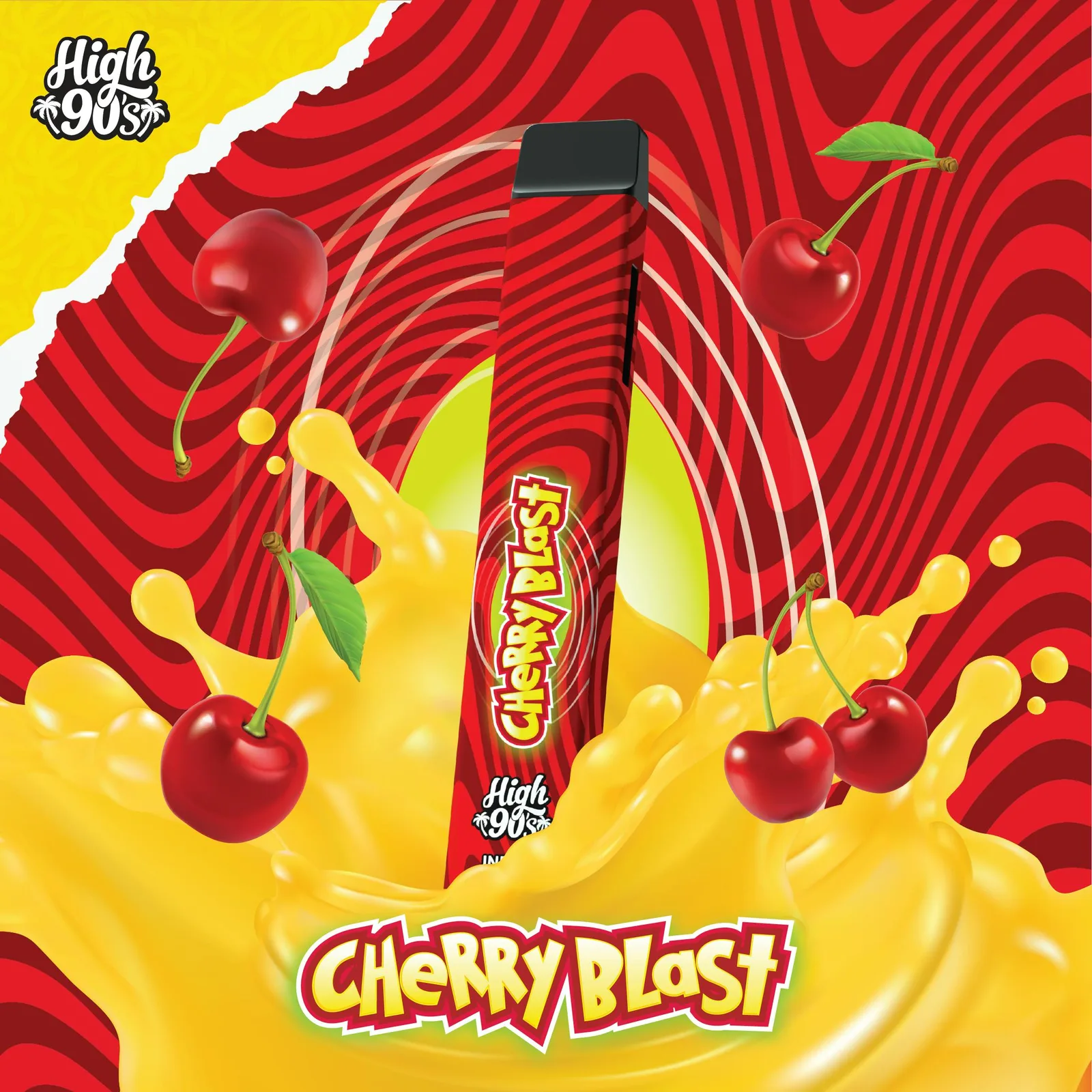 High 90s : Cherry Blast 1g All-In-One Vape