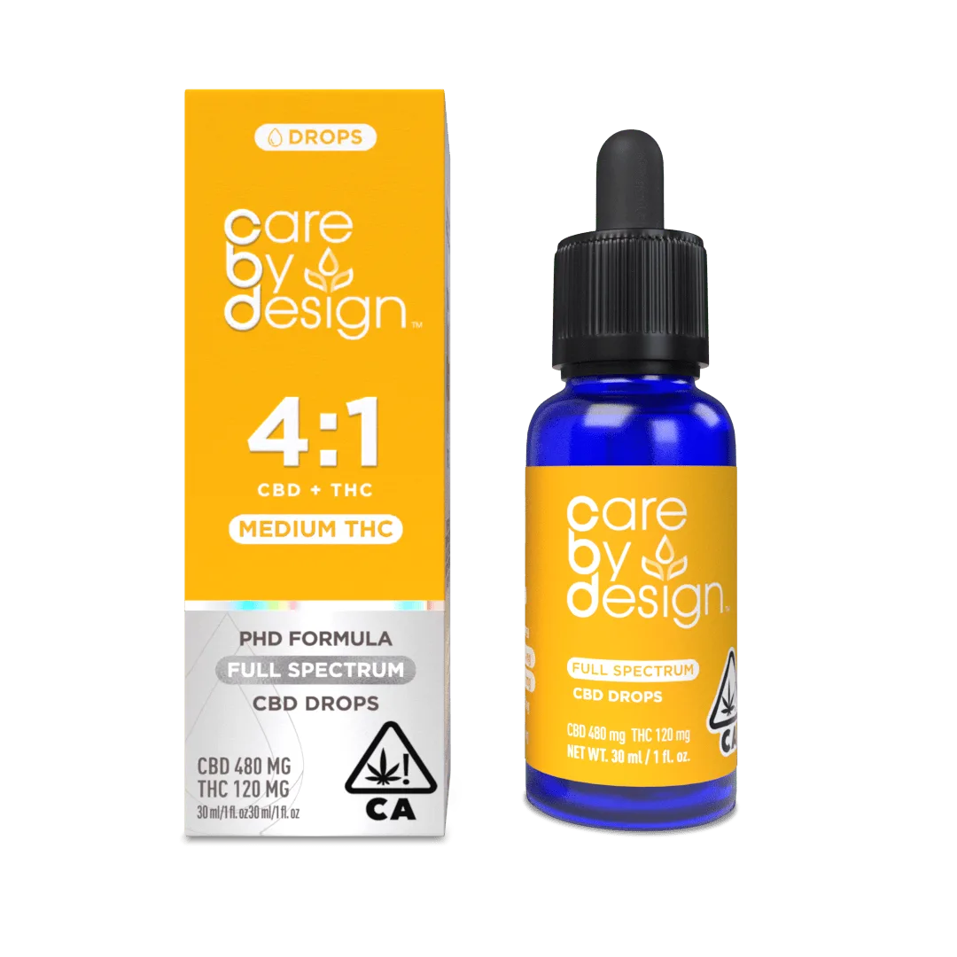 Care By Design | 4:1 Full Spectrum CBD Drops 30ml