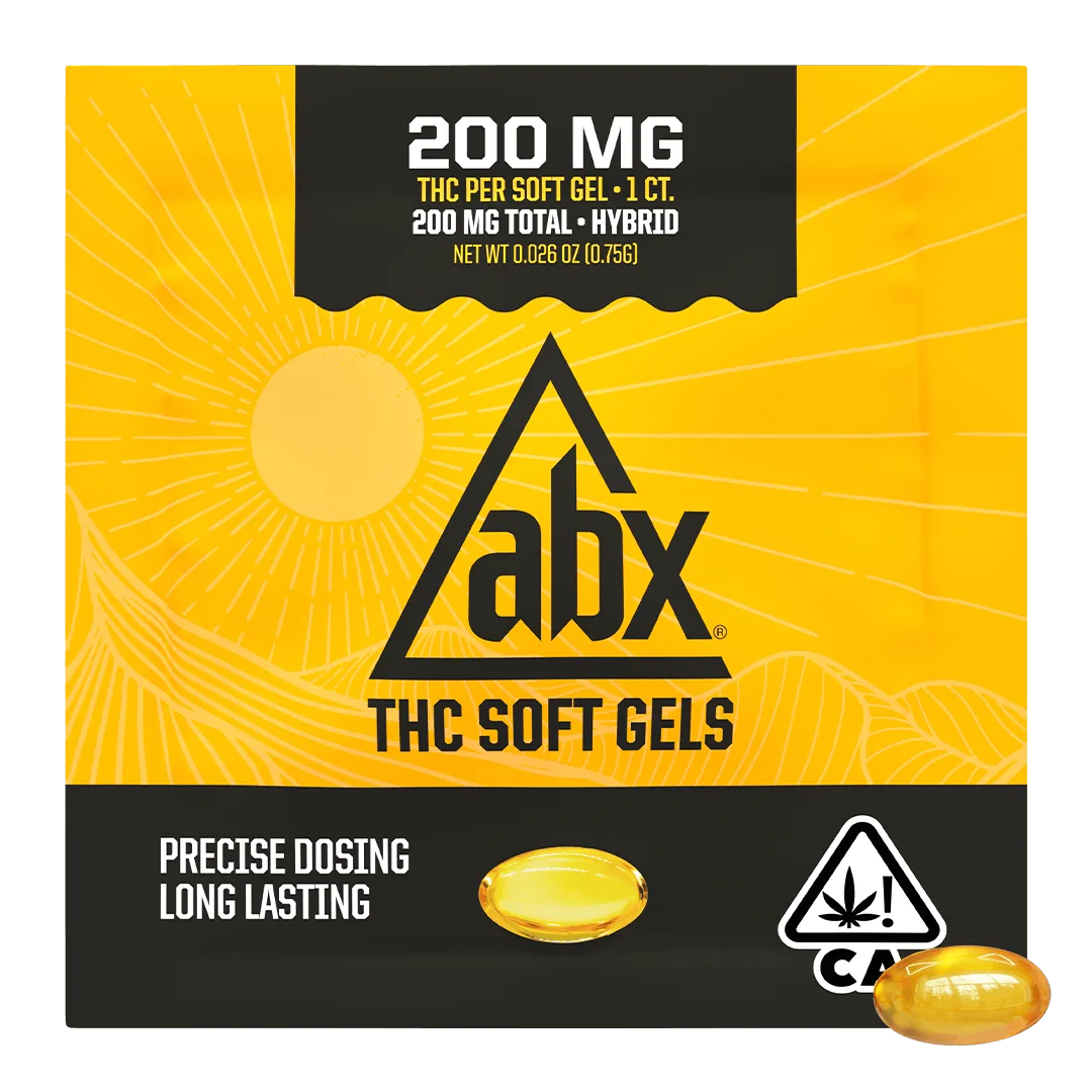 ABX - 200mg THC Soft Gels - 1ct