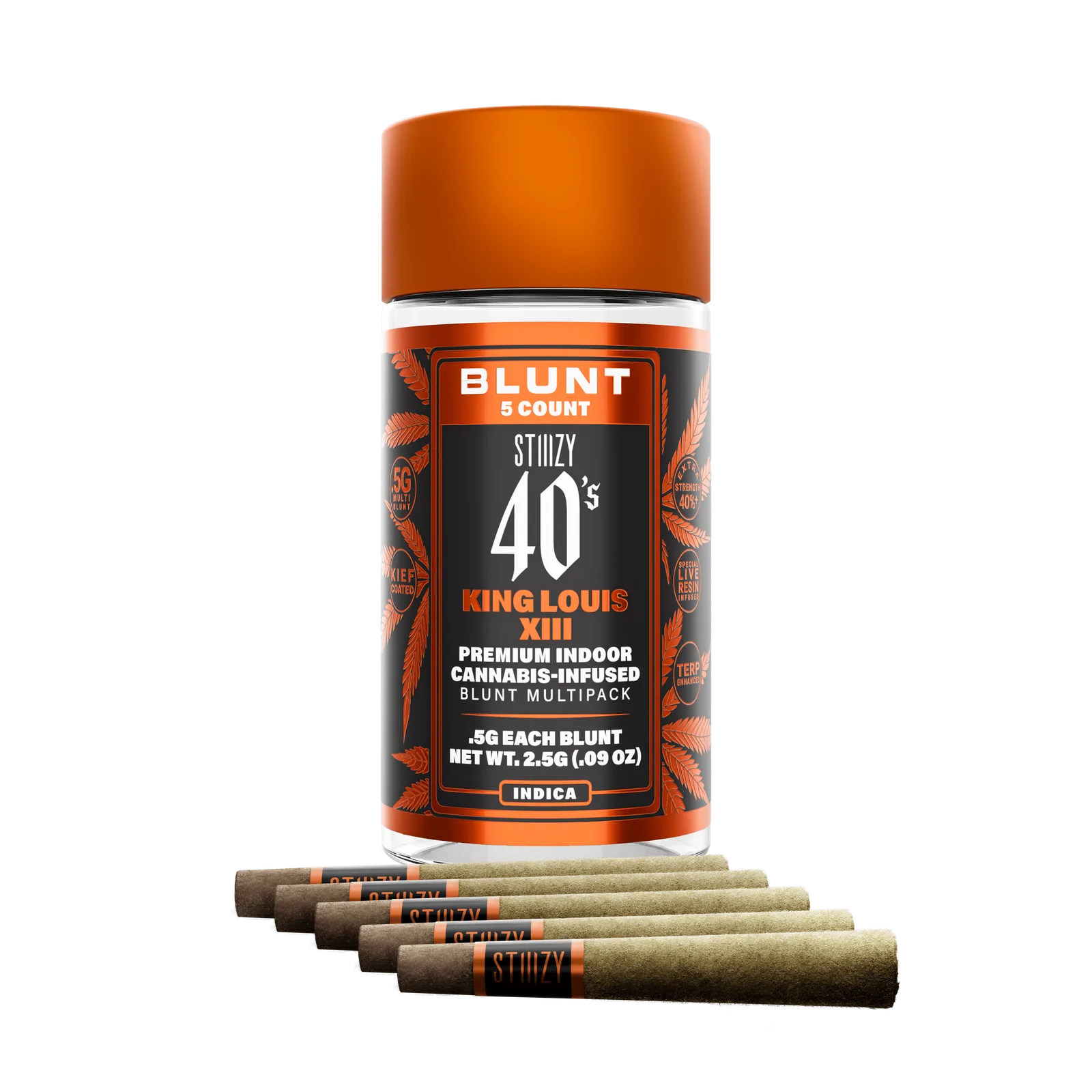 KING LOUIS XIII - .5G 40's Infused Mini Blunt 5 Pack