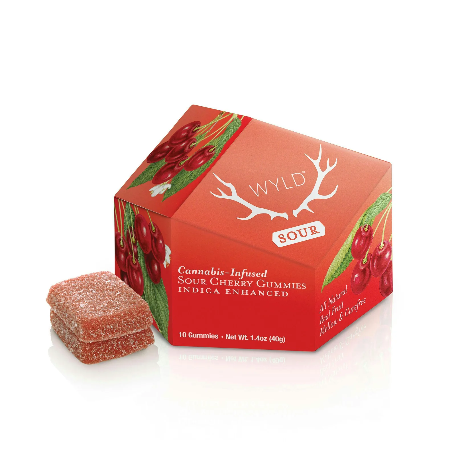 Sour Cherry Indica Enhanced Gummies