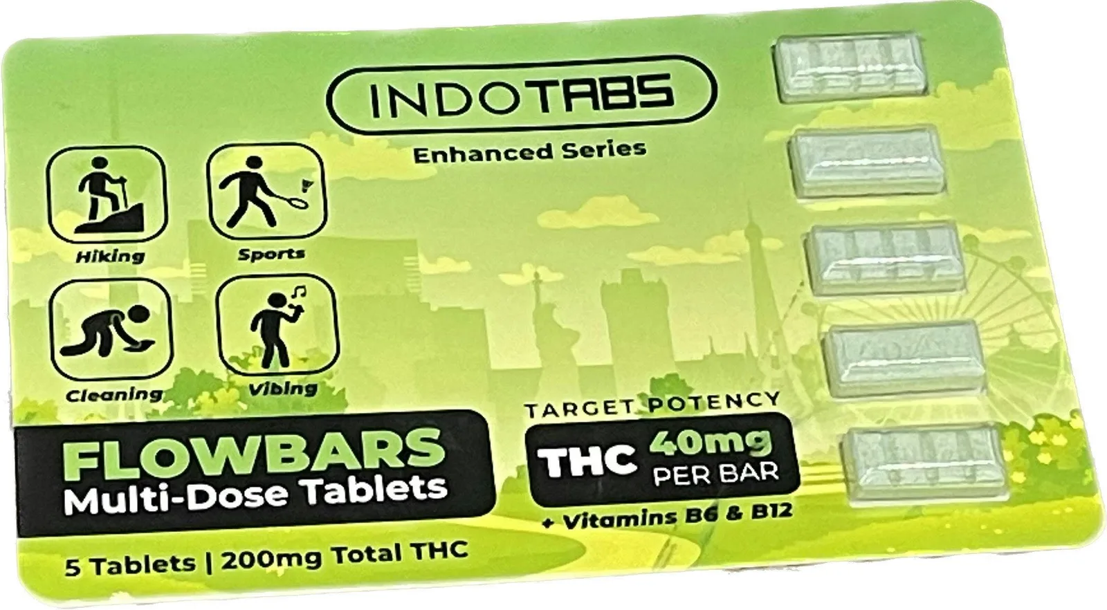 IndoTABS - FLOWBARS 40mg Tablets 5pk (200MG)