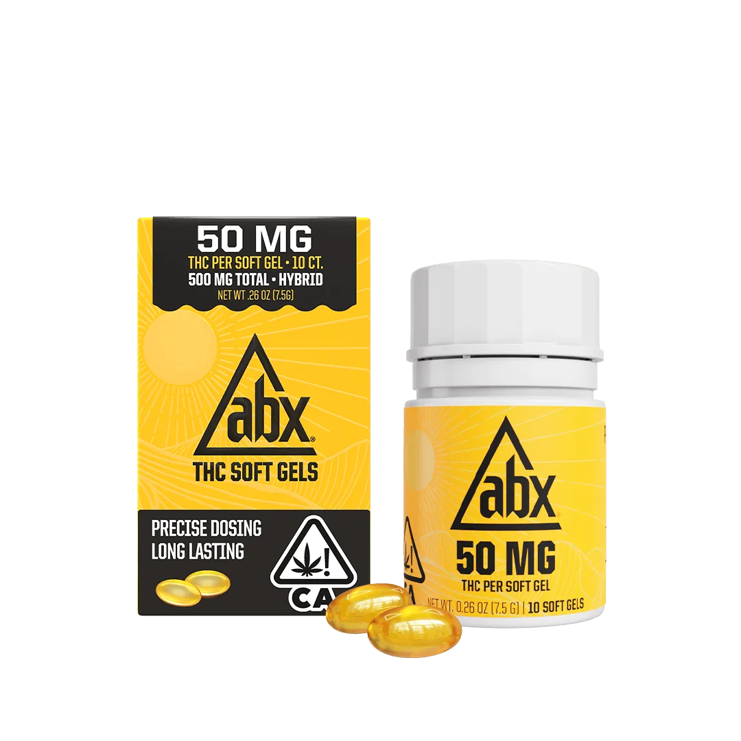 ABX - 50mg THC Soft Gels - 10ct