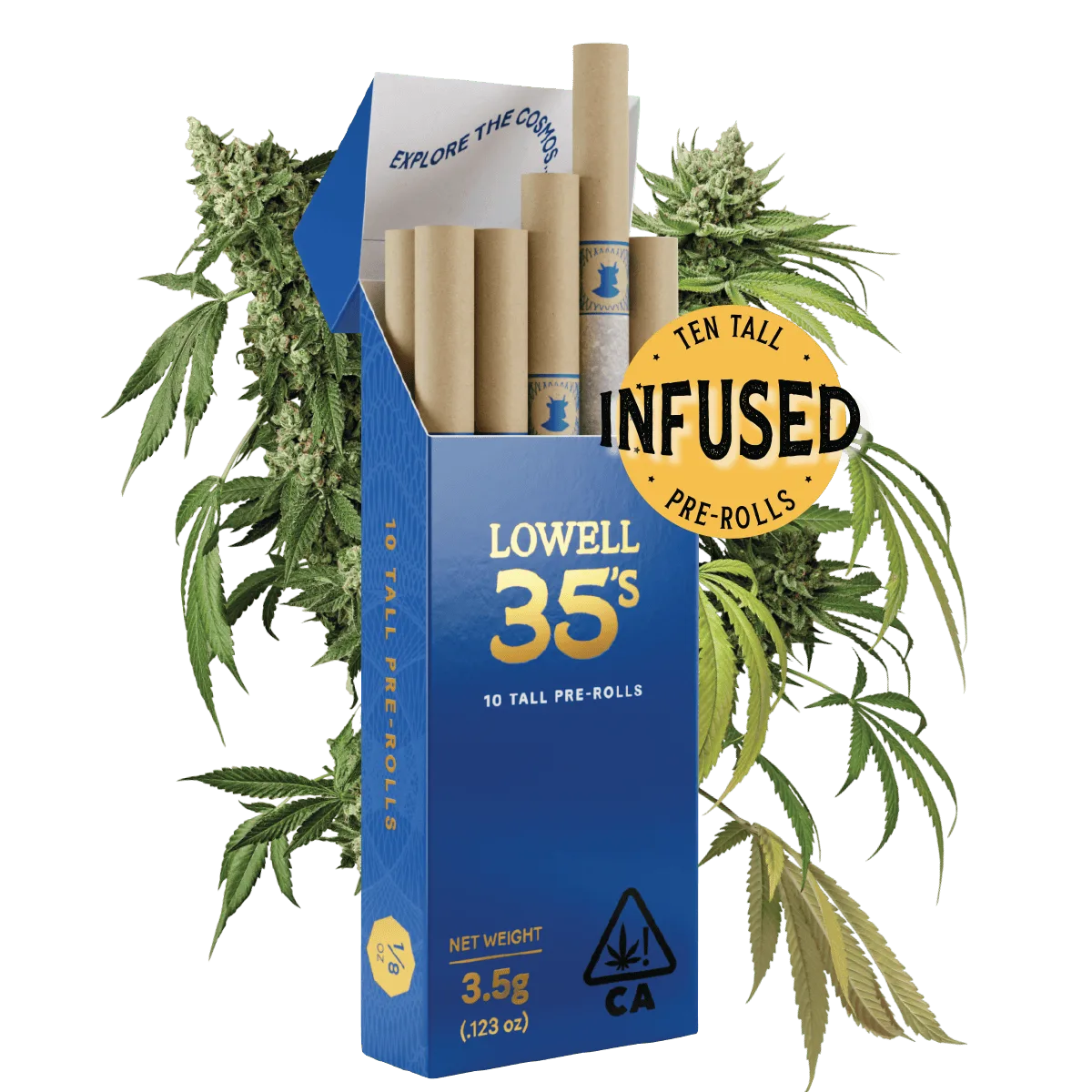 Lowell Infused 35's | 3.5g Pre-Roll Pack | Stargazer (Indica)