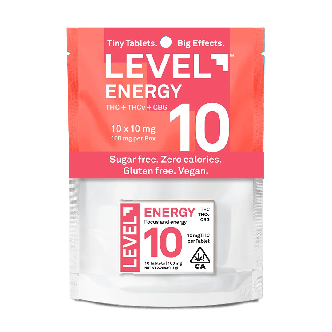 LEVEL 10 Energy 100mg 10pk - CA