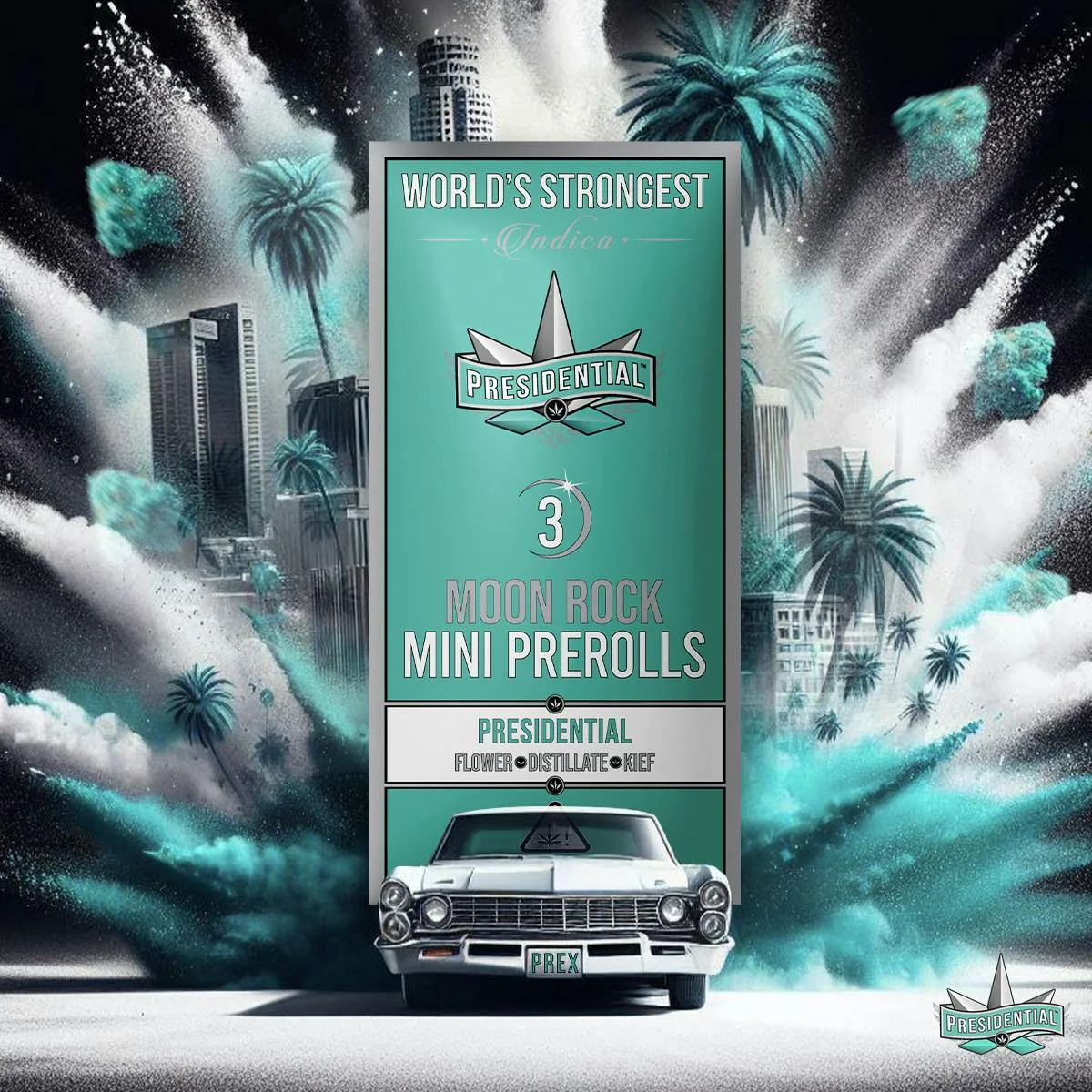 Presidential Pee-Wee Moon Rock Prerolls - Presidential (1.5g)