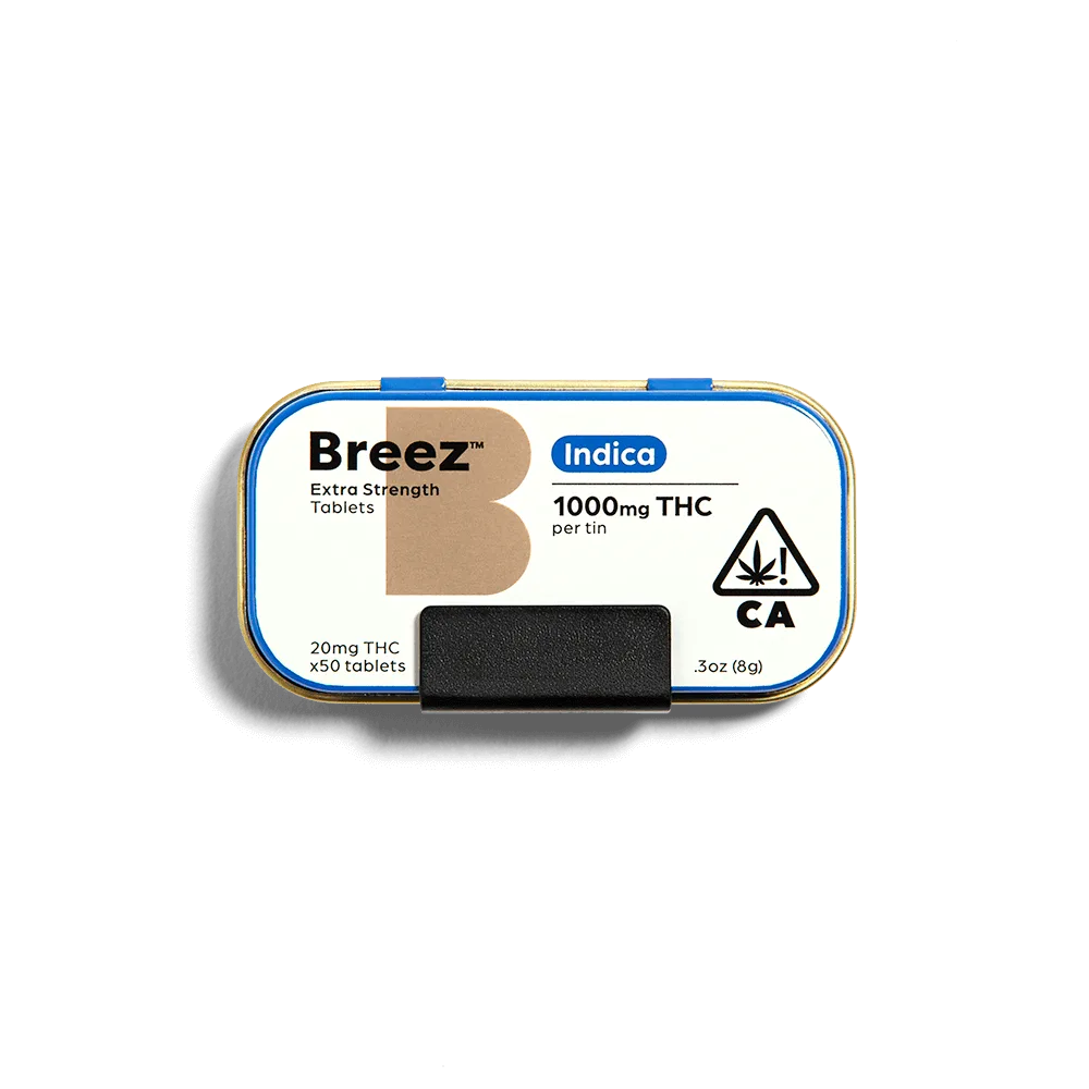 Breez Extra-Strength Indica Tablet Tin