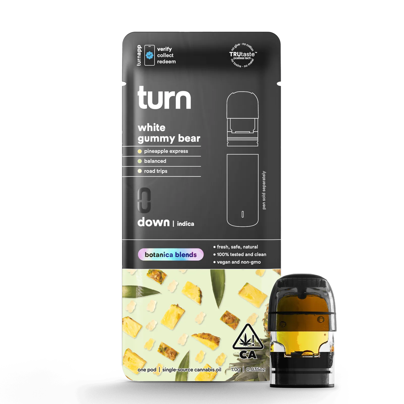 turn | White Gummy Bear | Pod | 1g