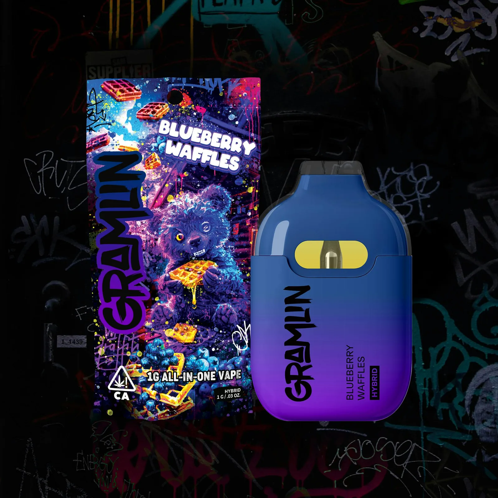 Blueberry Waffles 1g All-In-One Vape