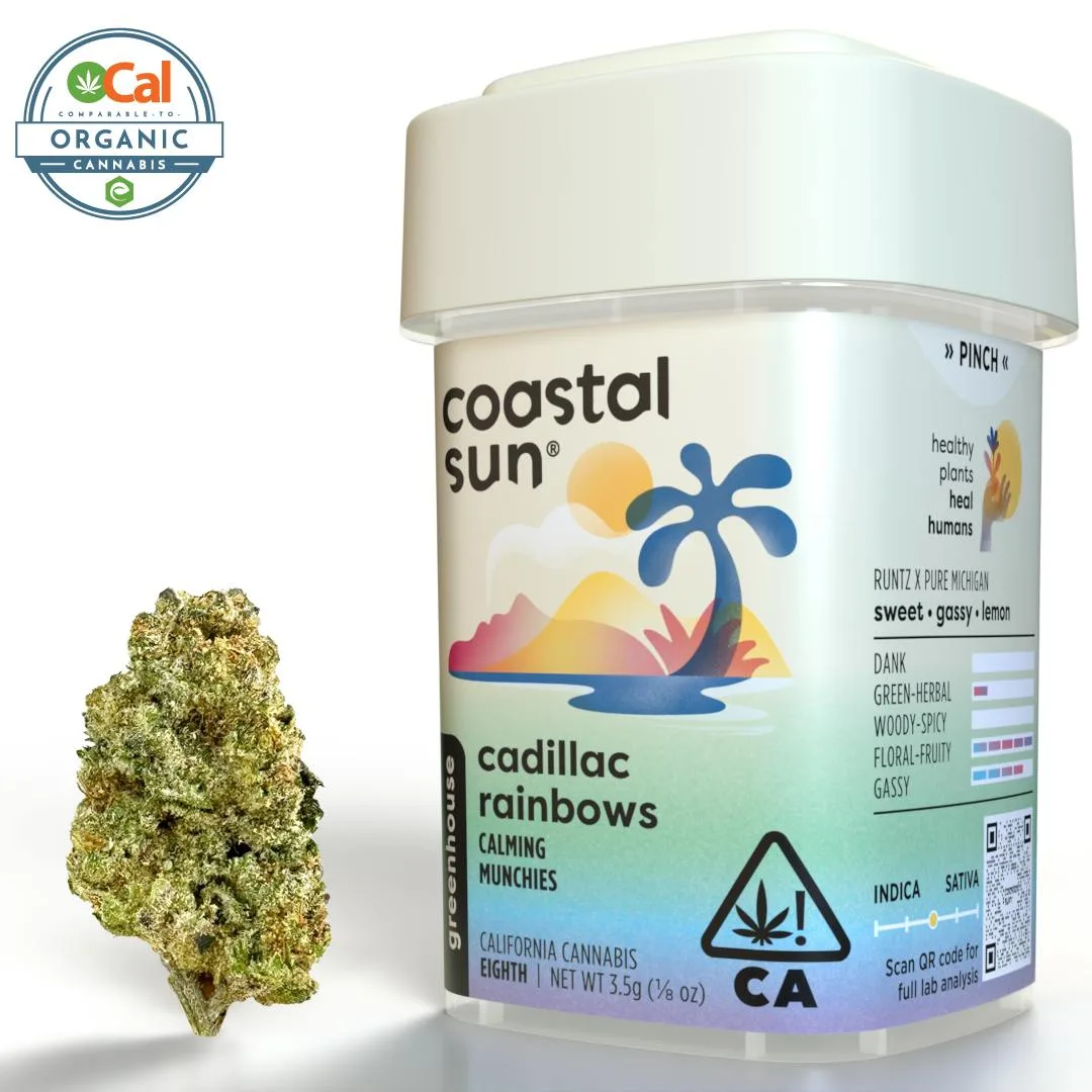 Cadillac Rainbows Greenhouse Flower 3.5g