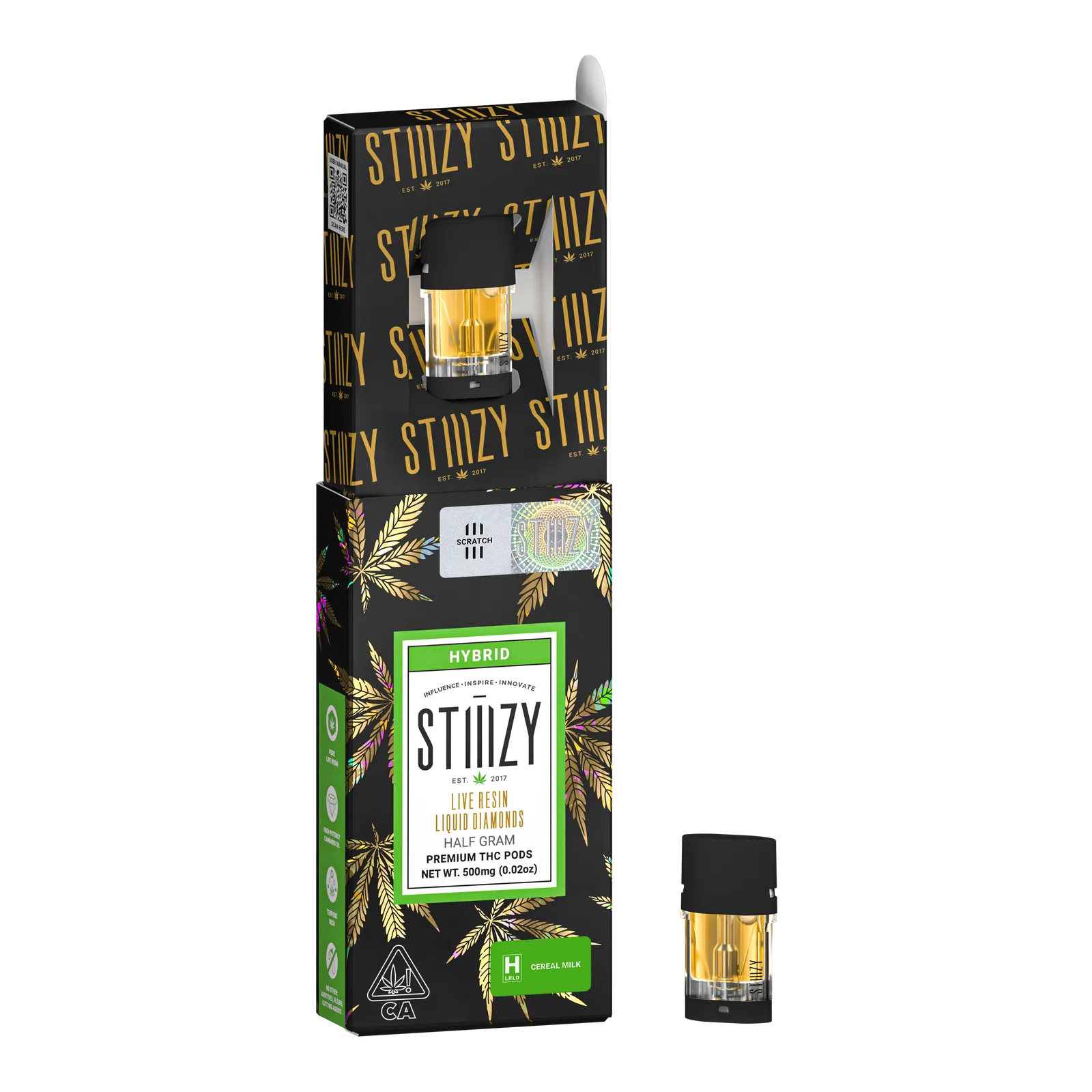 Vape Cartridge - CEREAL MILK .5G Live Resin Liquid Diamonds Pod