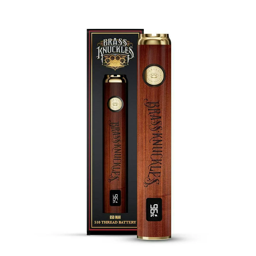 Brass Knuckles Wood 510 Battery