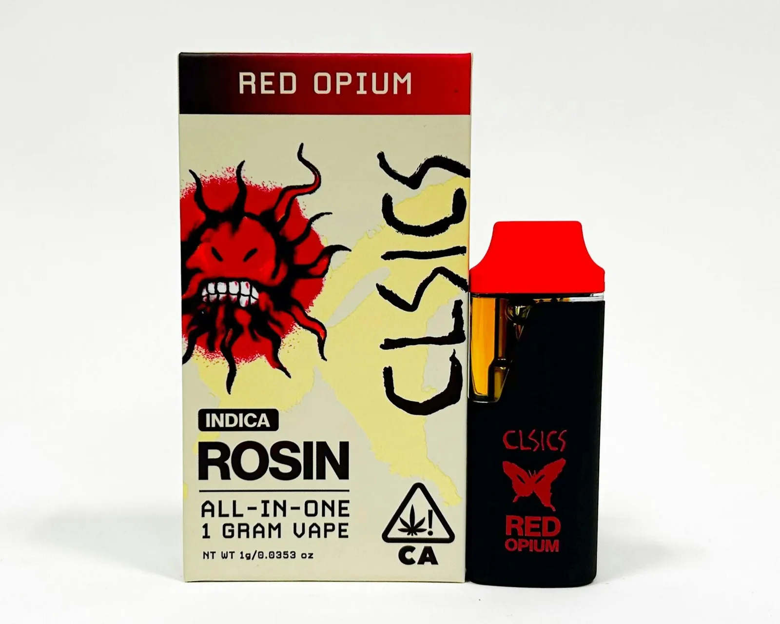 Red Opium - LIVE ROSIN ALL IN ONE VAPE 1g