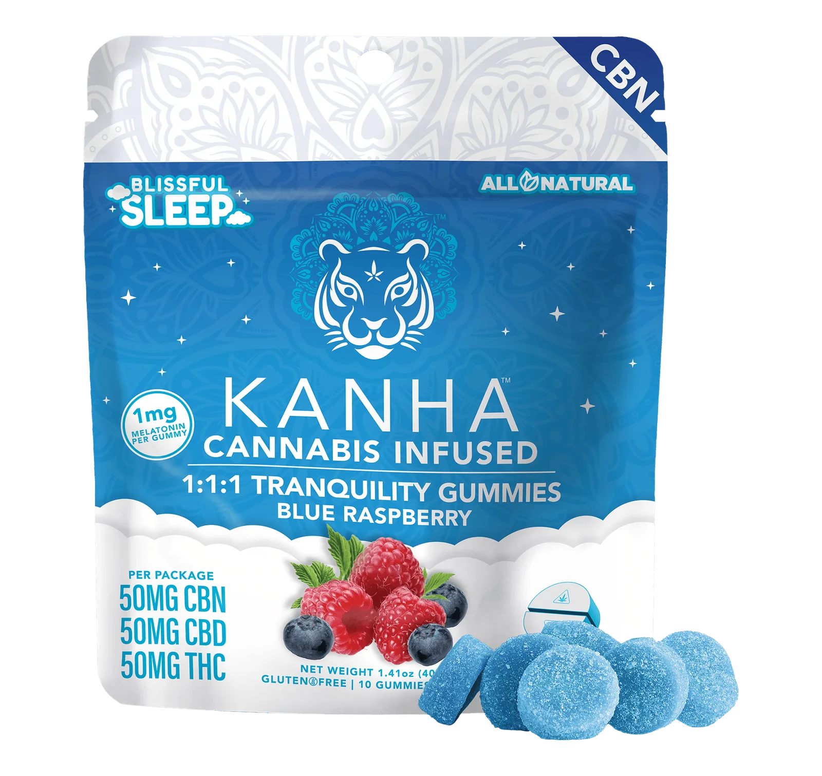 Tranquility SLEEP | 1:1:1 | 50mg CBN/50mg CBD/50mg THC