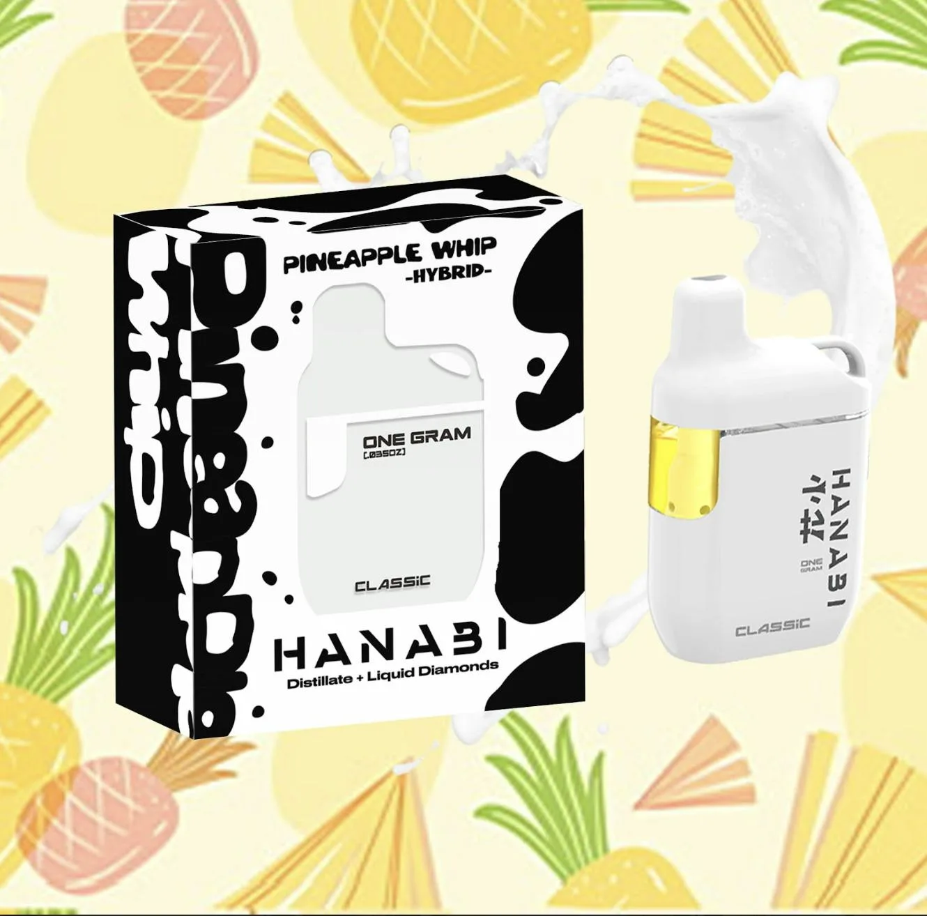 Hanabi | Pineapple Whip | Classic Disposable | 1g