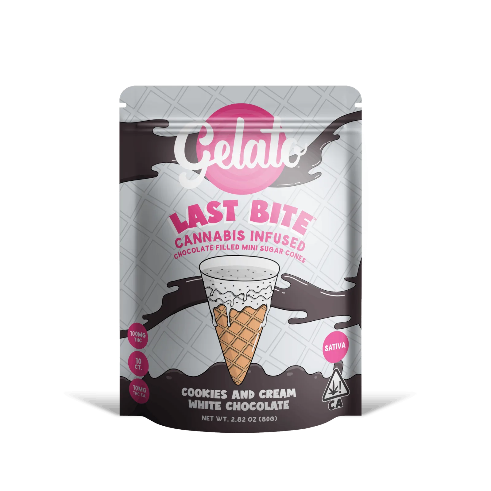 Last Bites Cookies N Cream Mini Cones 100mg
