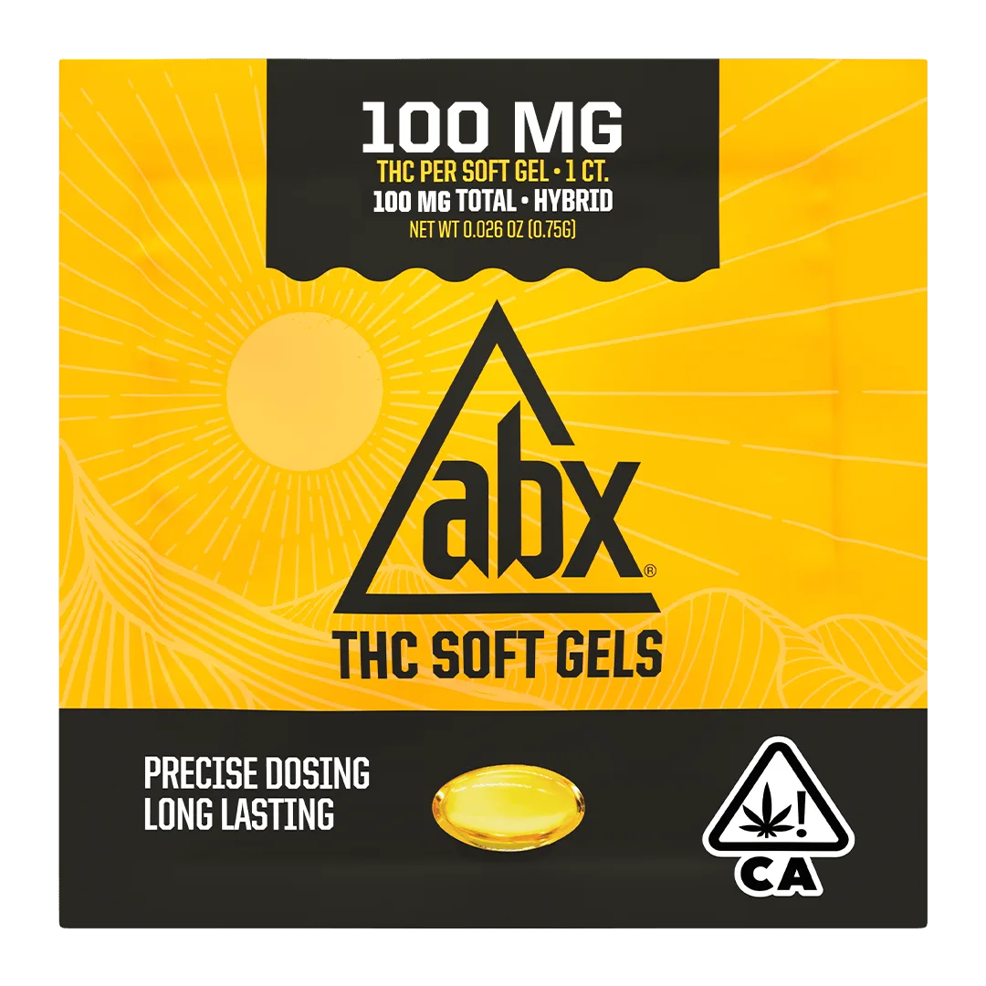 ABX - 100mg THC Soft Gels - 1ct