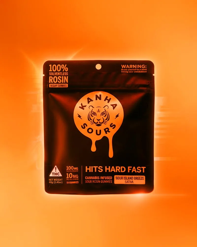 Sour Island Breeze | Rosin Sours | Sativa | 100mg THC | 10-pack