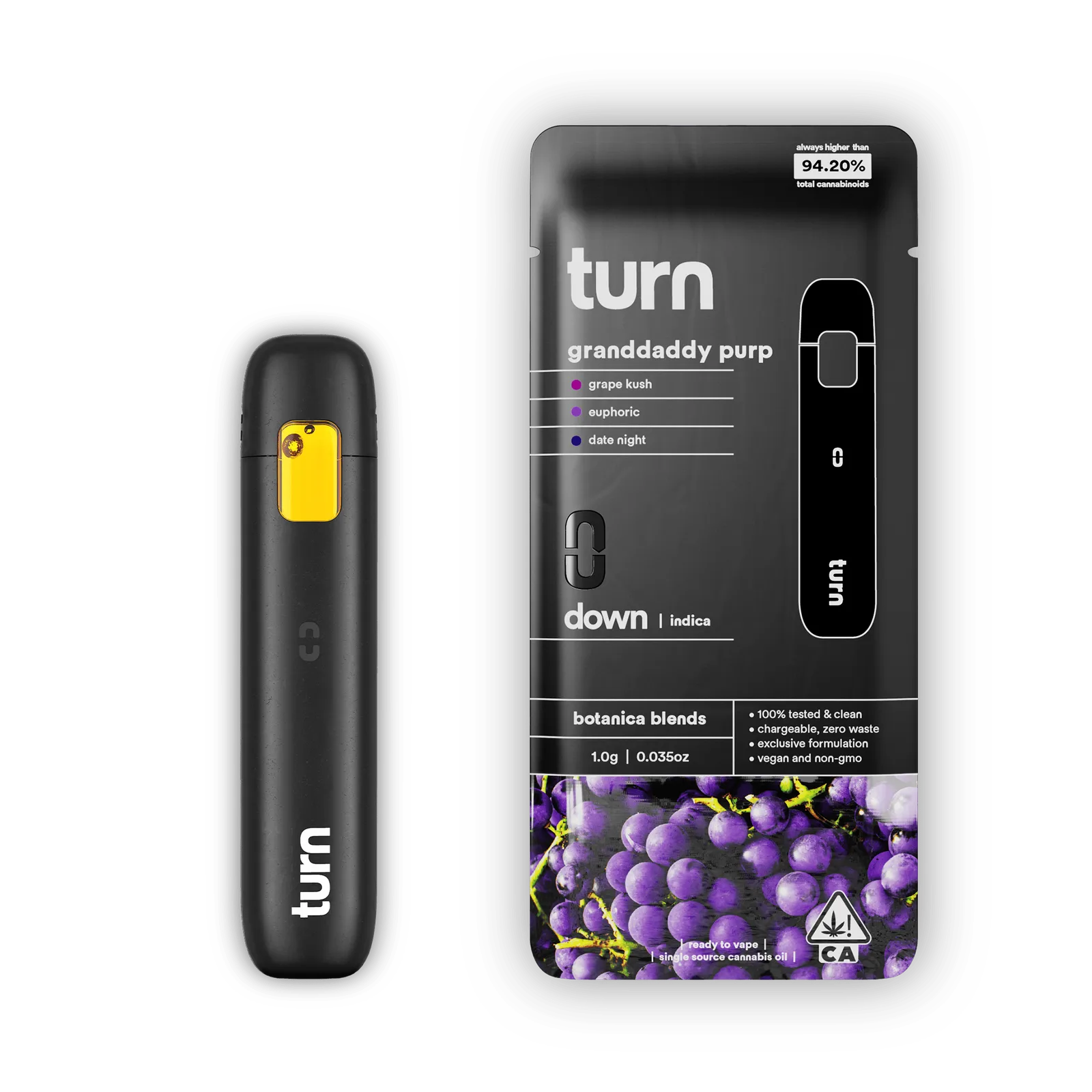 turn | Graddaddy Purp | Disposable | 1g